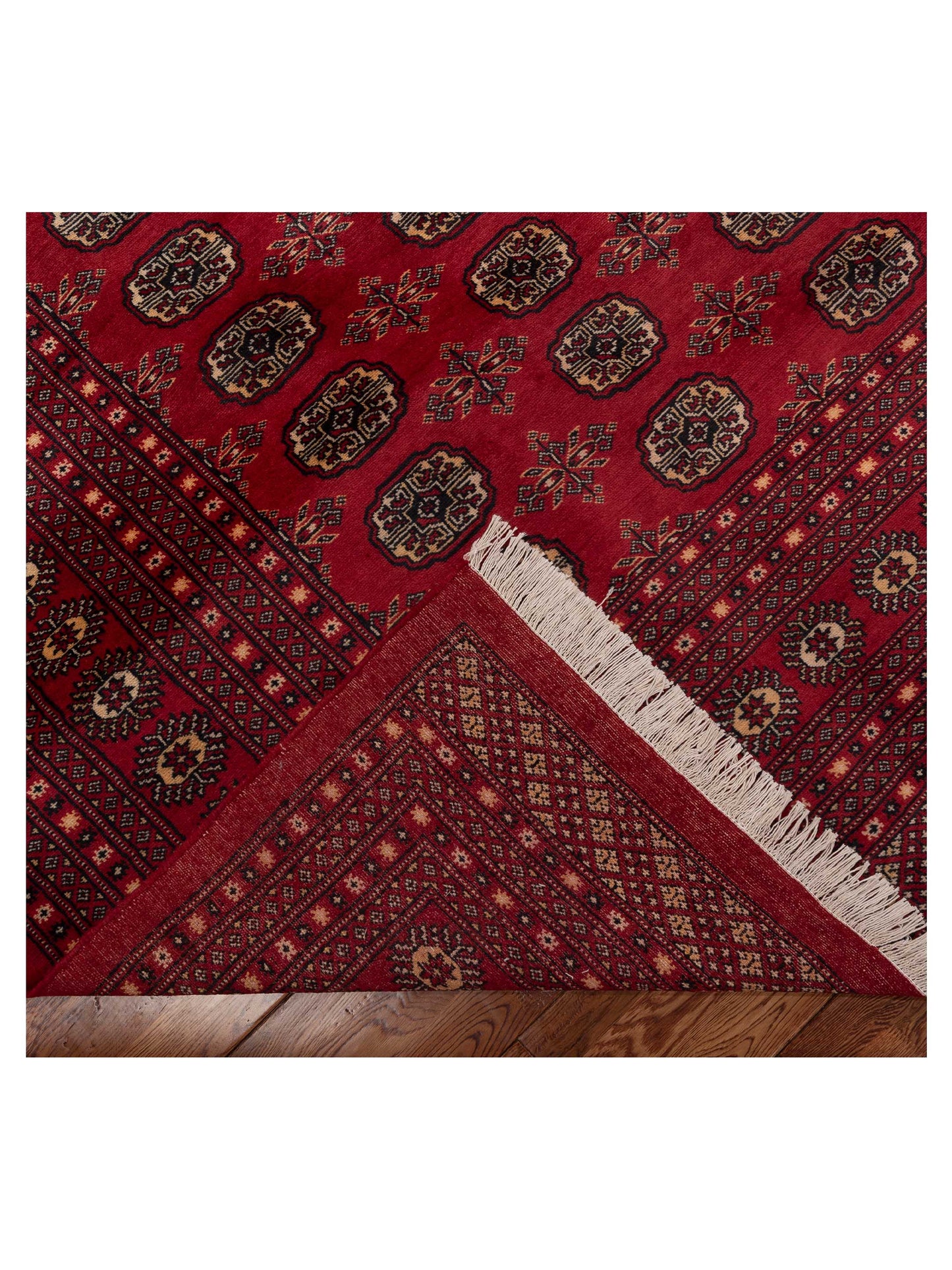Bokhara Red Red 8.3x10.10 Hand Knotted Rug