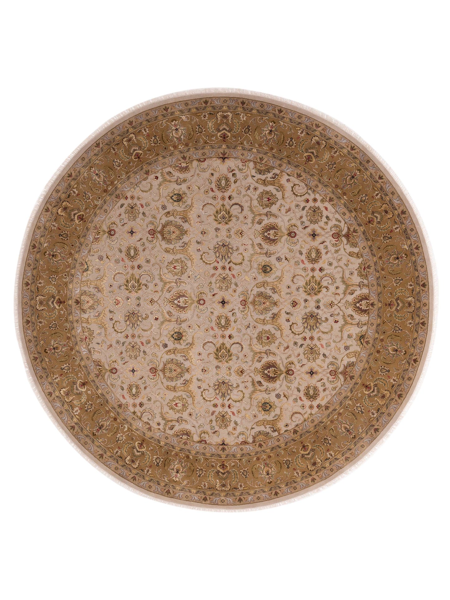 Rajpur Imperial Silk  Ivory Gold Traditional