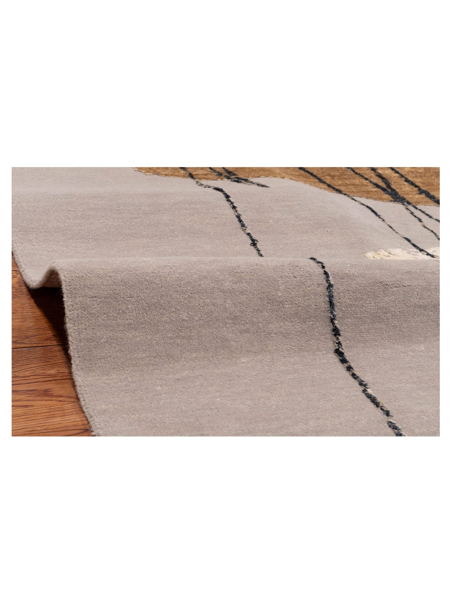 Artavia Beige Gold 7.10x10 Hand Knotted Rug