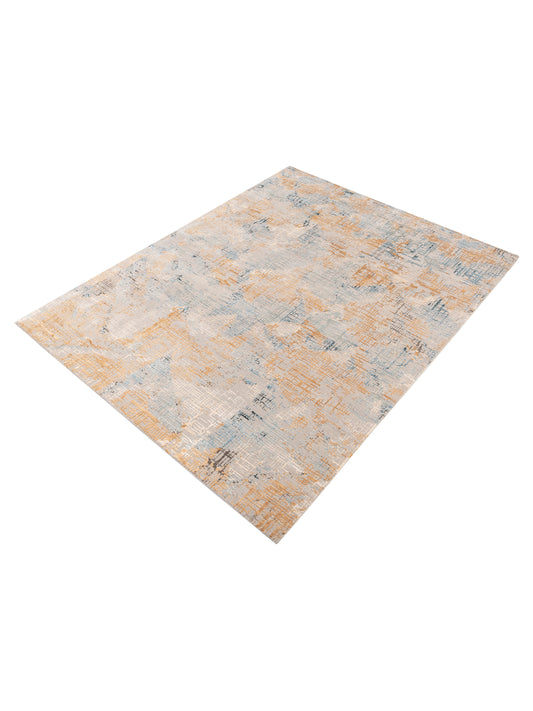 Artavia Light Gray Gold 7.10x10.1 Hand Knotted Rug