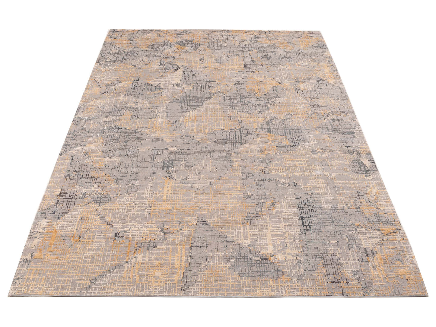 Artavia Gray Gold 9.1x12.2 Hand Knotted Rug