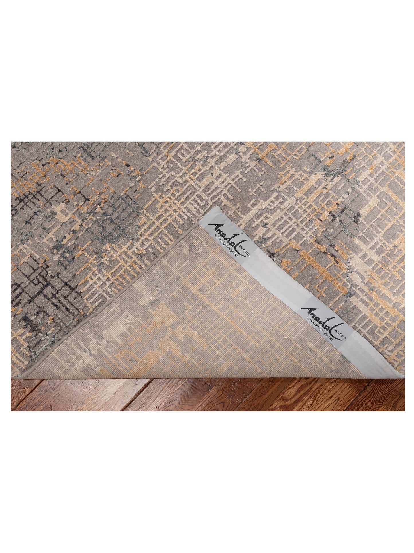 Artavia Gray Gold 9.1x12.2 Hand Knotted Rug