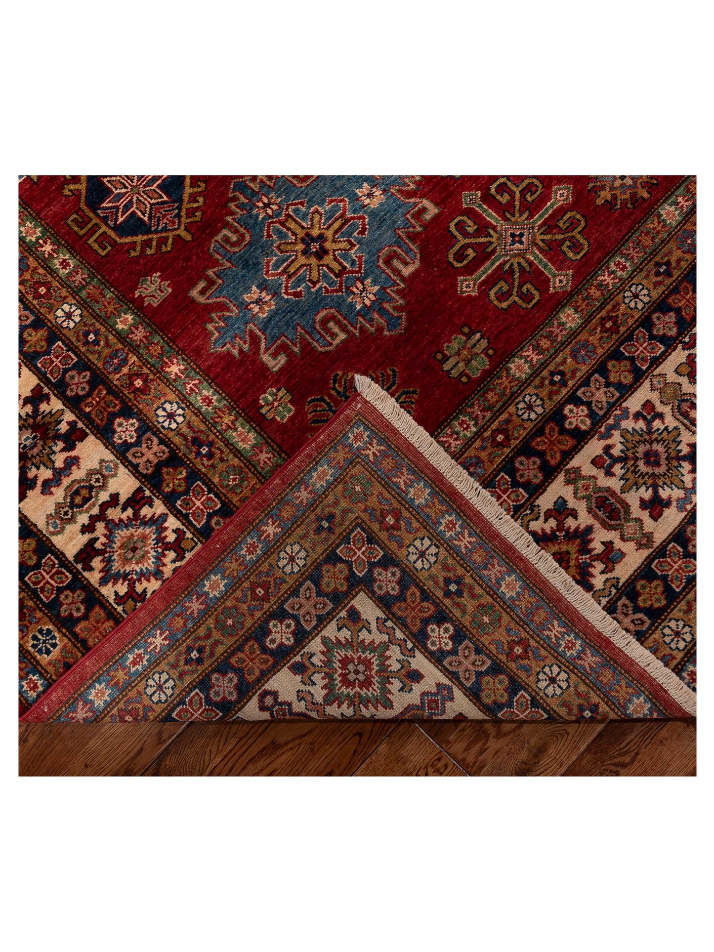 Zamira Red Ivory 8.9x12.5 Hand Knotted Rug