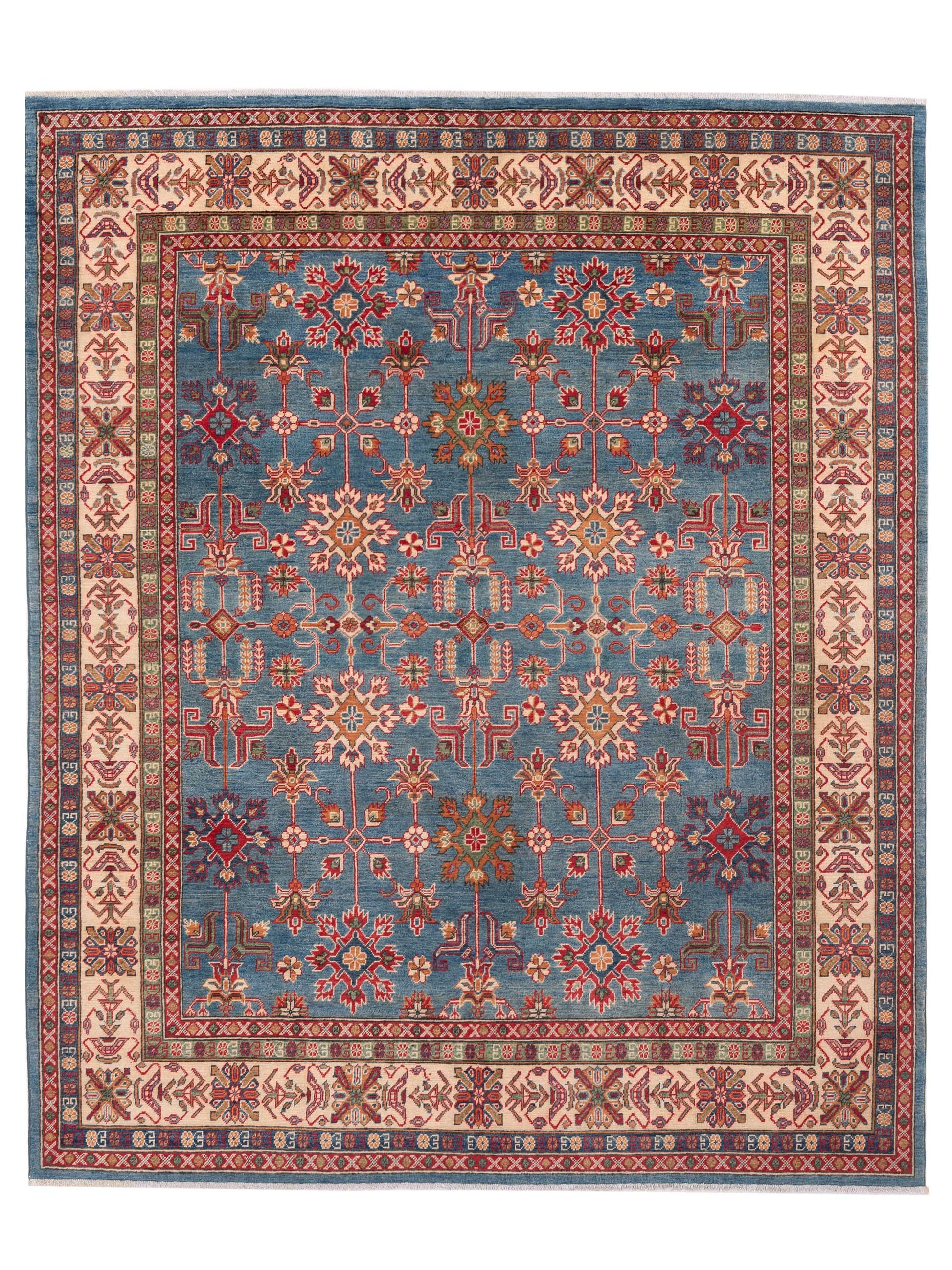 Nomad Kazak  Blue Ivory Tribal