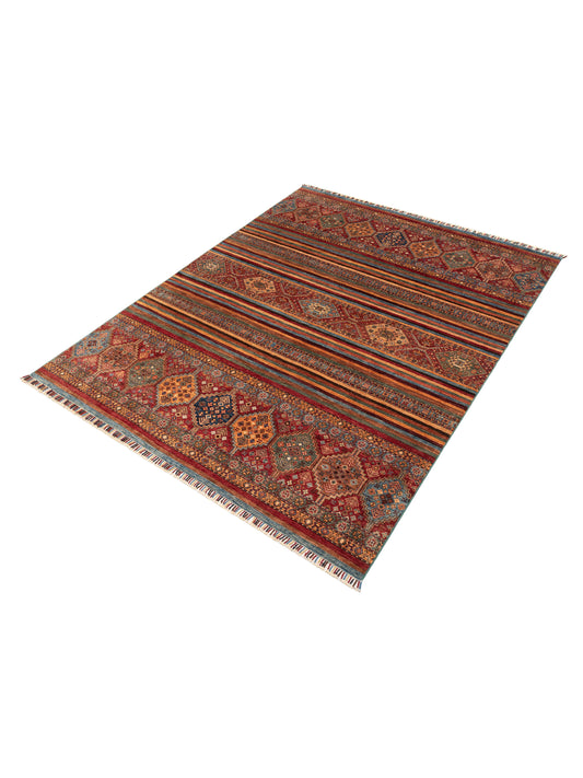 Khoraya Multi Multi 8.2x10.5 Hand Knotted Rug