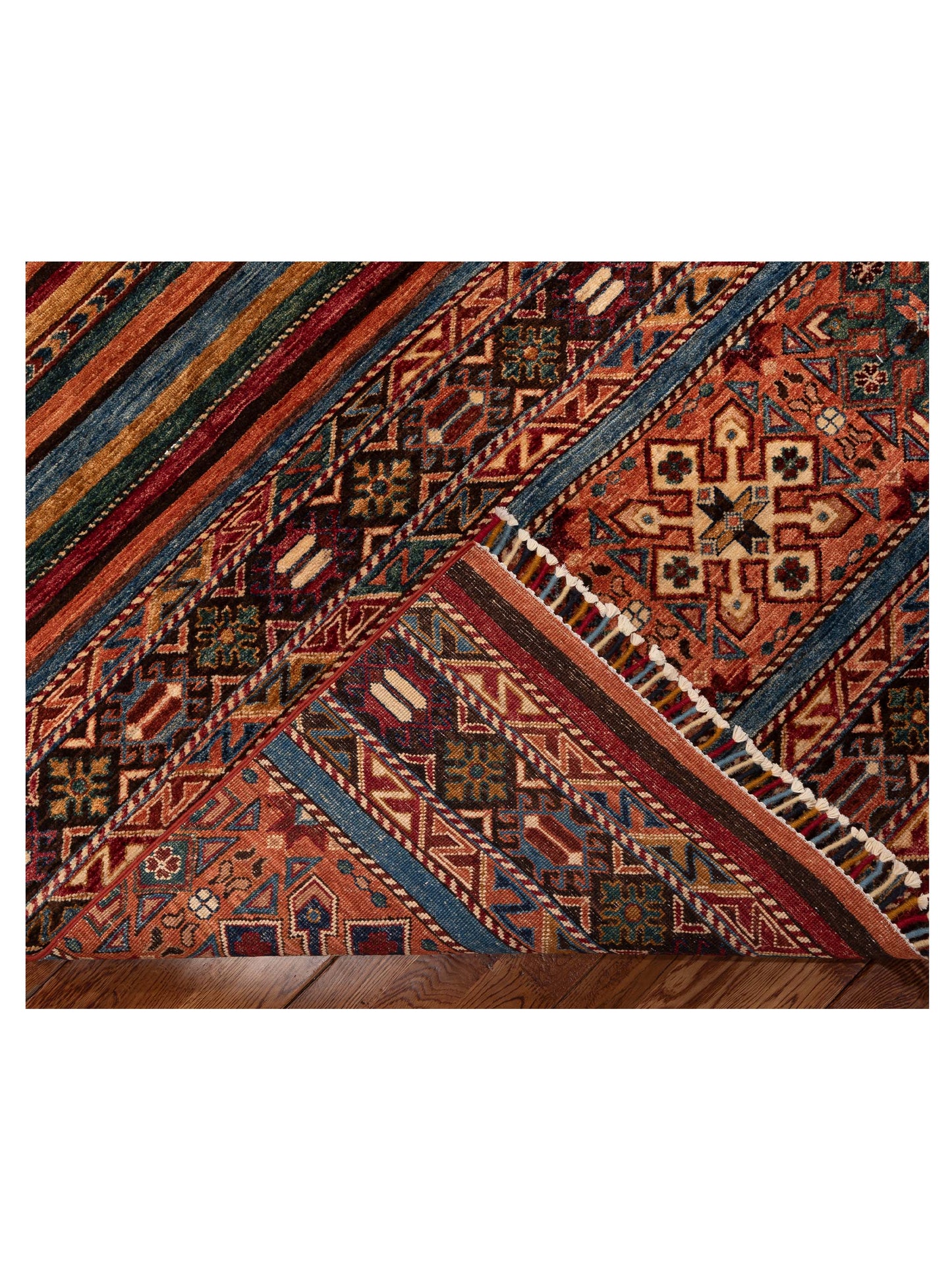Khoraya Multi Multi 8.1x9.11 Hand Knotted Rug