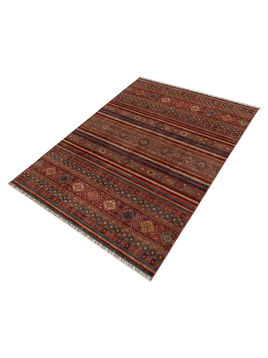 Khoraya Multi Multi 9.3x12.7 Hand Knotted Rug