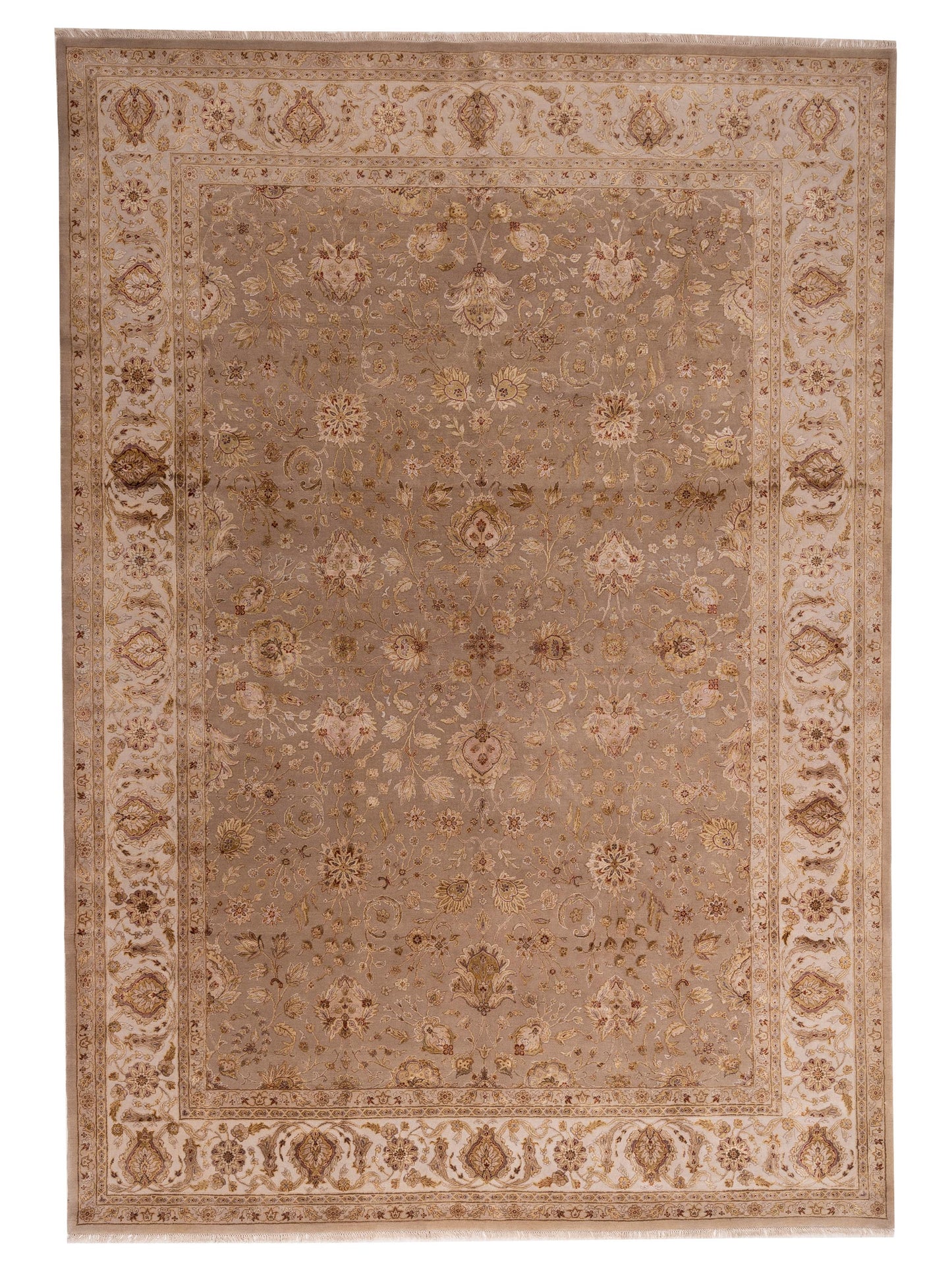 Rajpur Imperial Silk  Beige Ivory Traditional