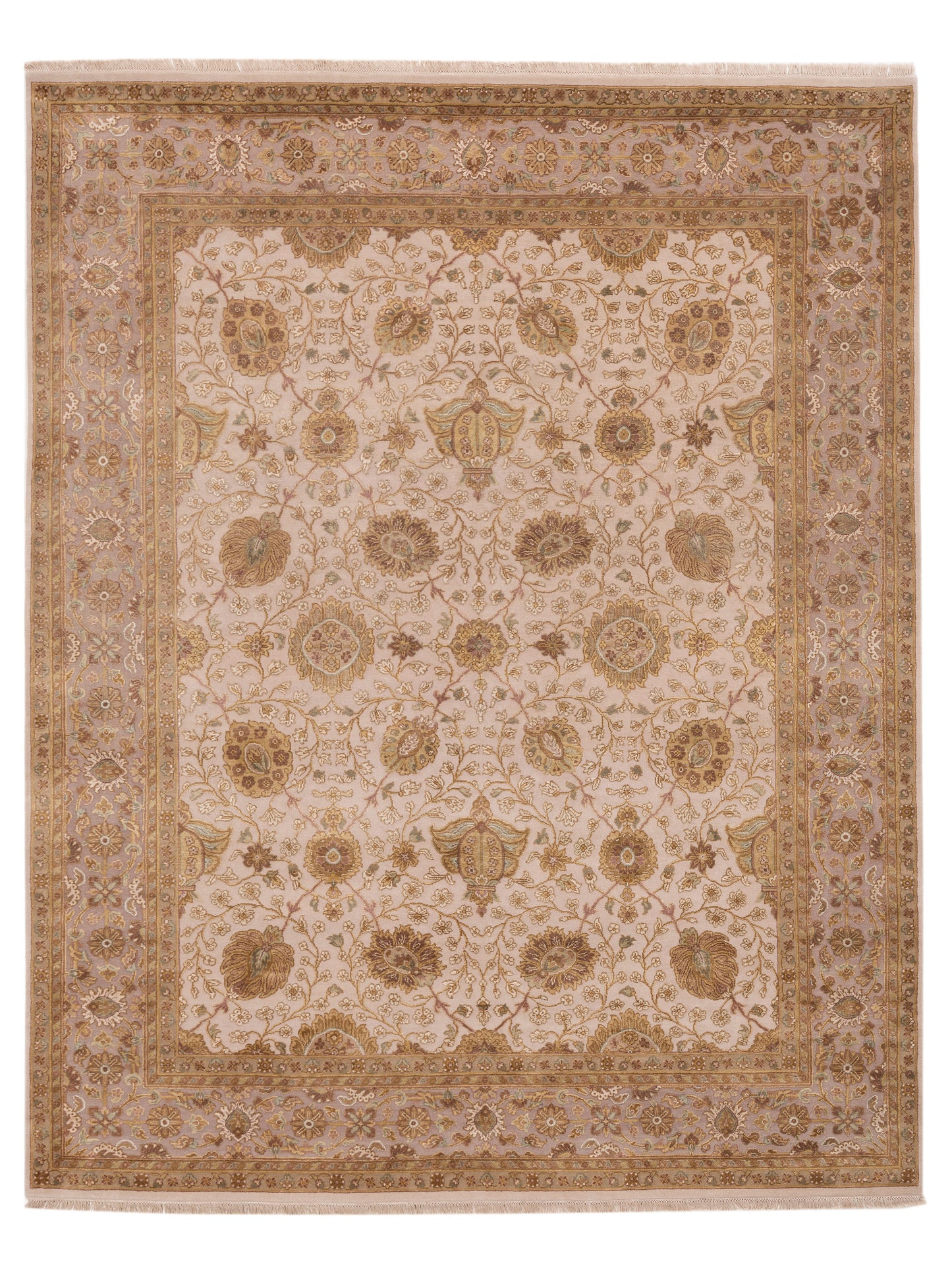 Rajpur Imperial Silk  Ivory Beige Traditional