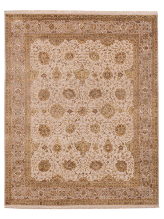 Rajpur Imperial Silk  Ivory Beige Traditional