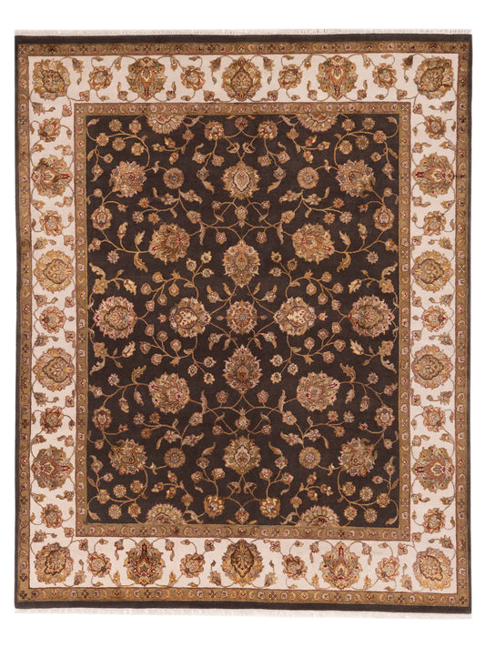 Rajpur Imperial Silk  Black Ivory Traditional