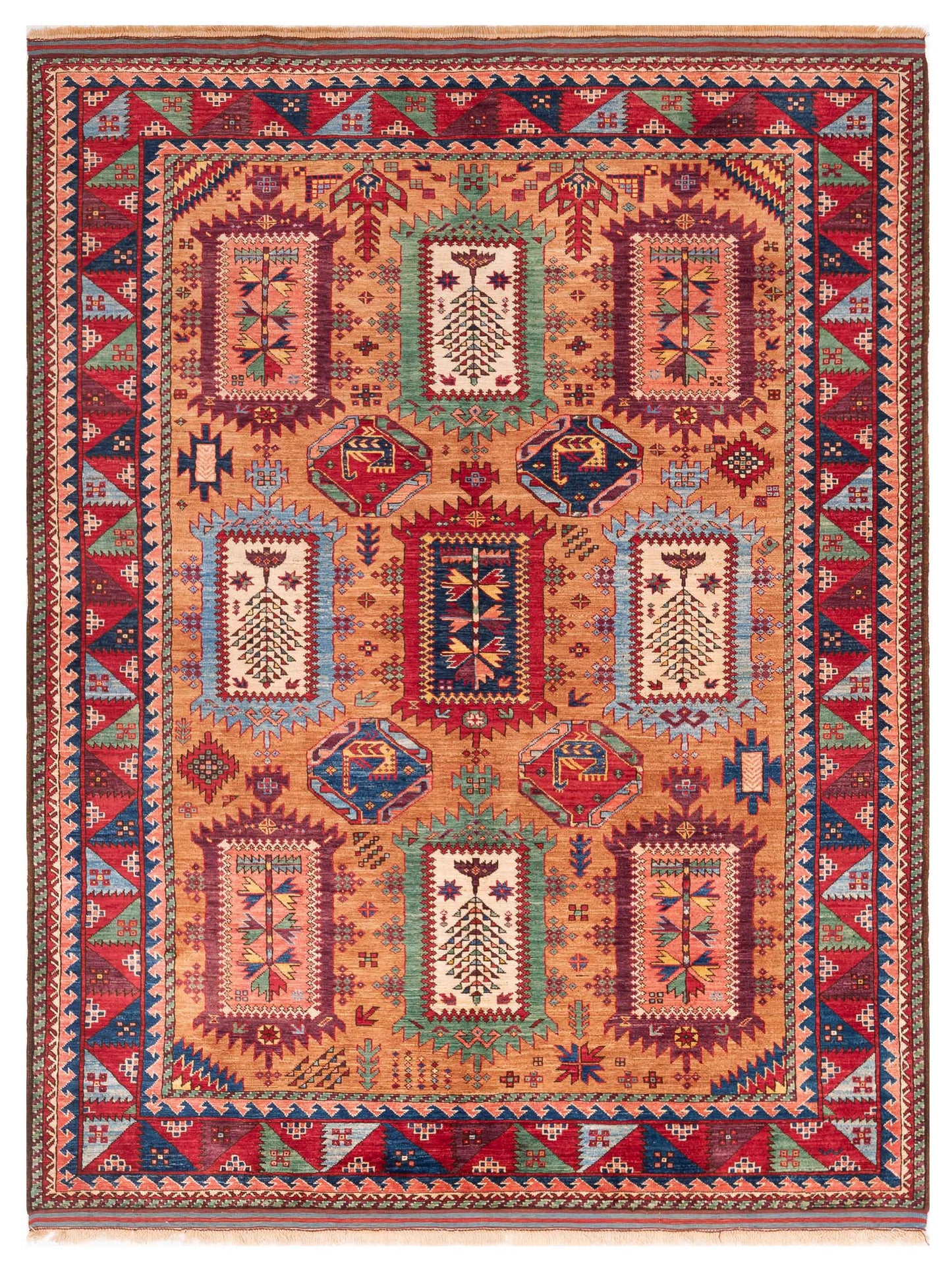 Pasha Sultan  Orange Multi Traditional