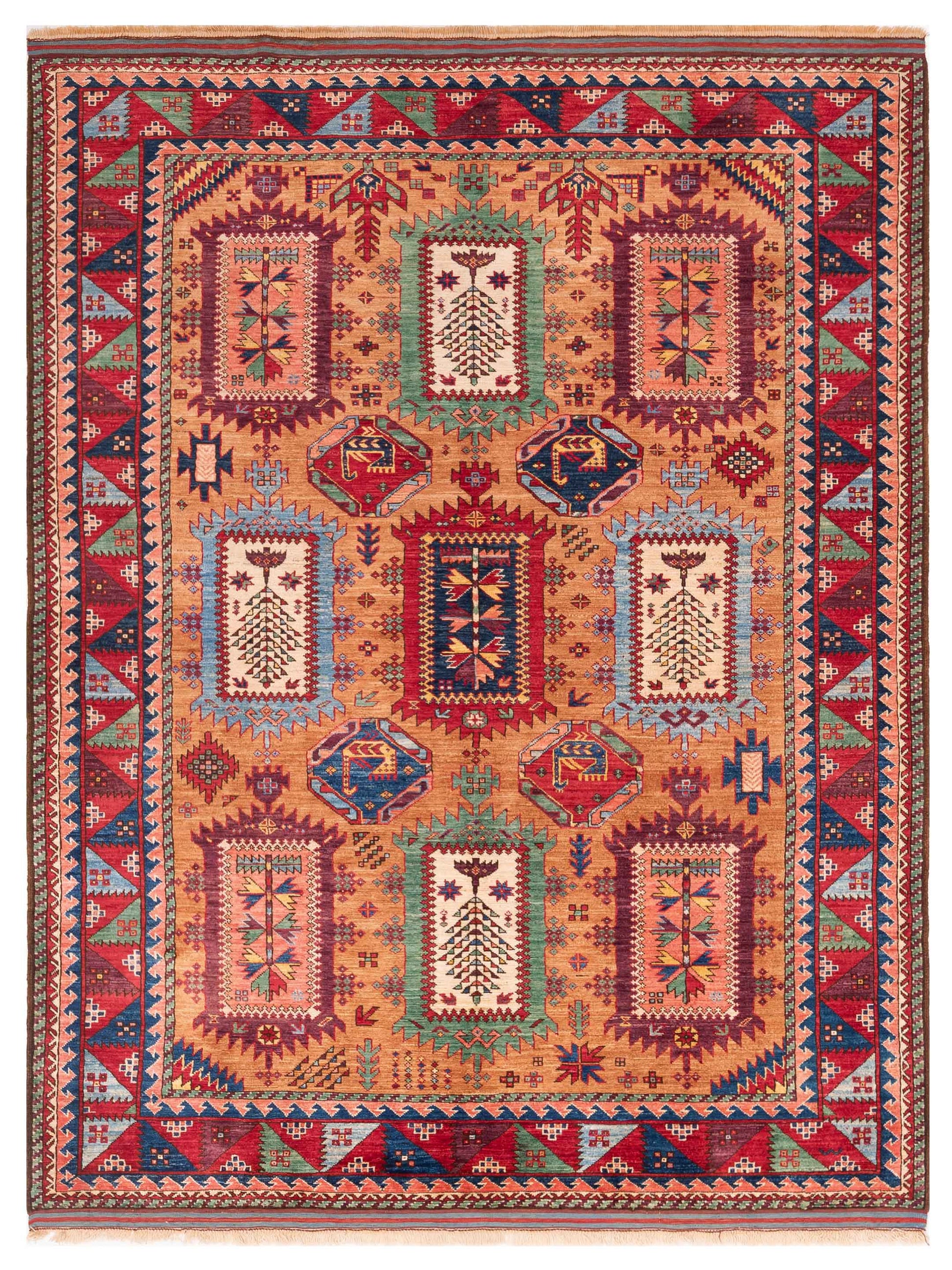 Pasha Sultan  Orange Multi Traditional