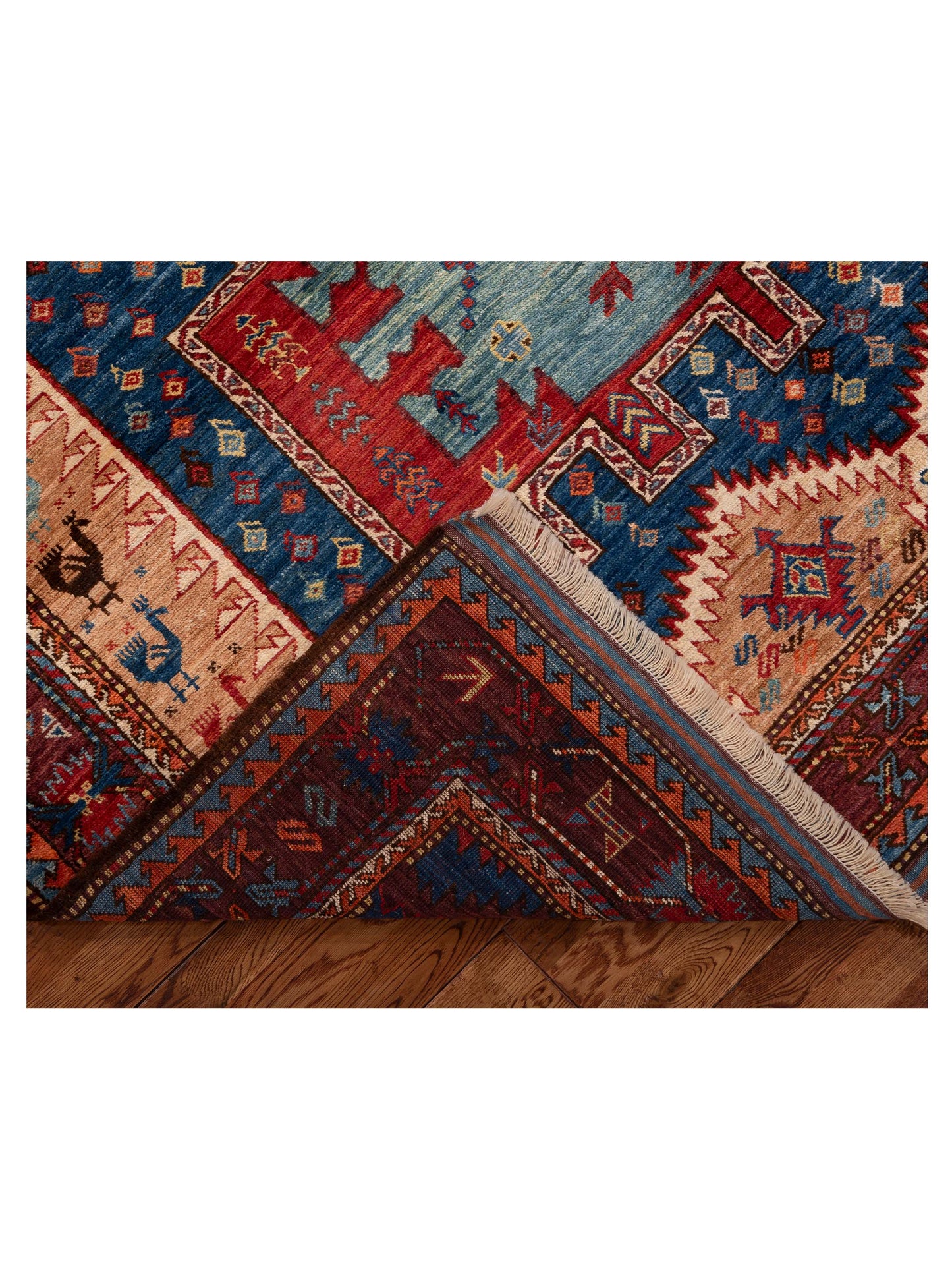 Zamira Navy Plum 6.6x8.6 Hand Knotted Rug