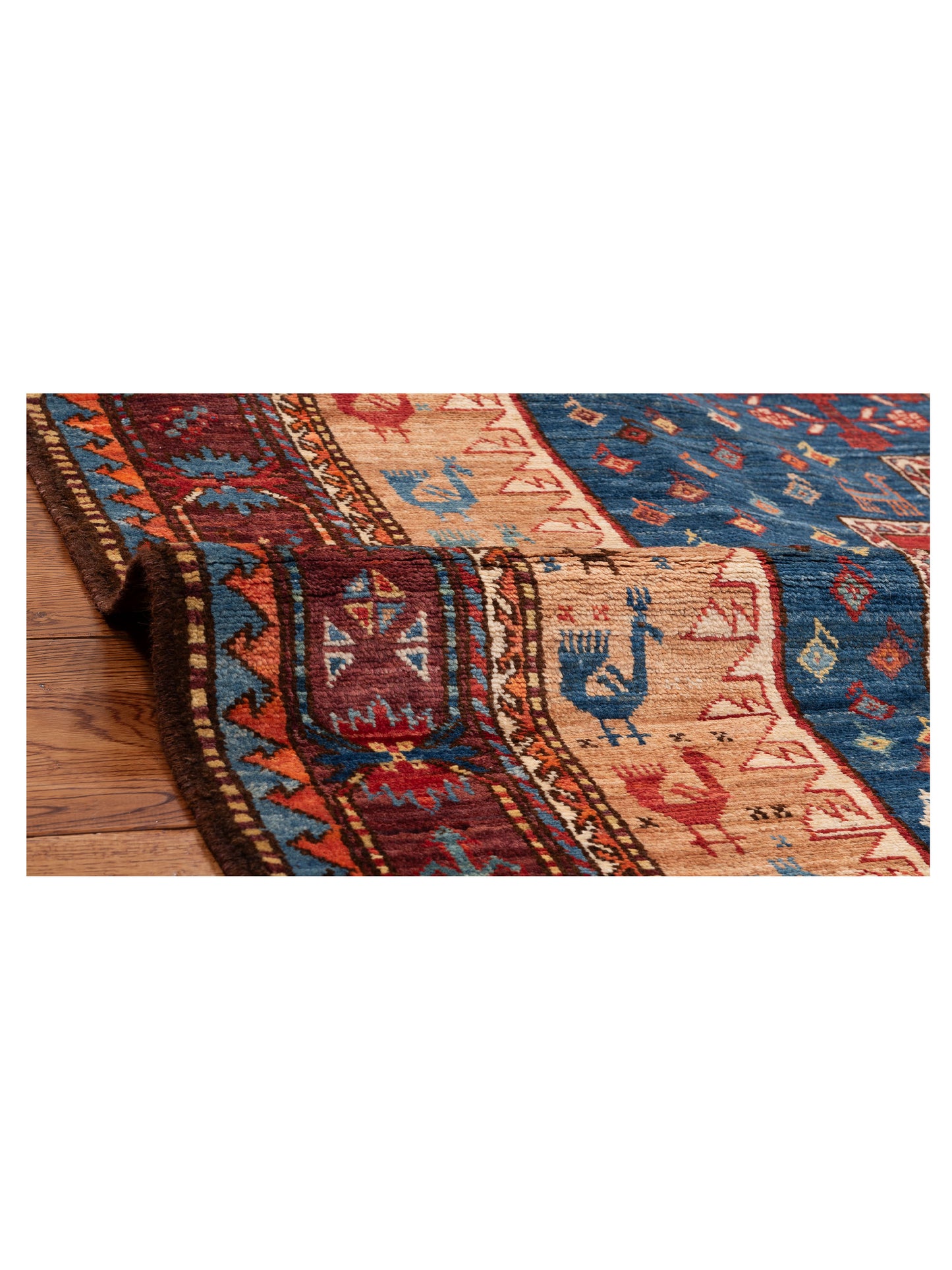 Zamira Navy Plum 6.6x8.6 Hand Knotted Rug