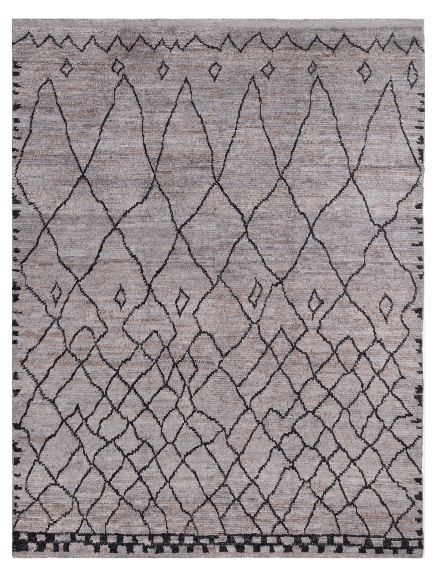 Pasha Berber  Gray Black Contemporary