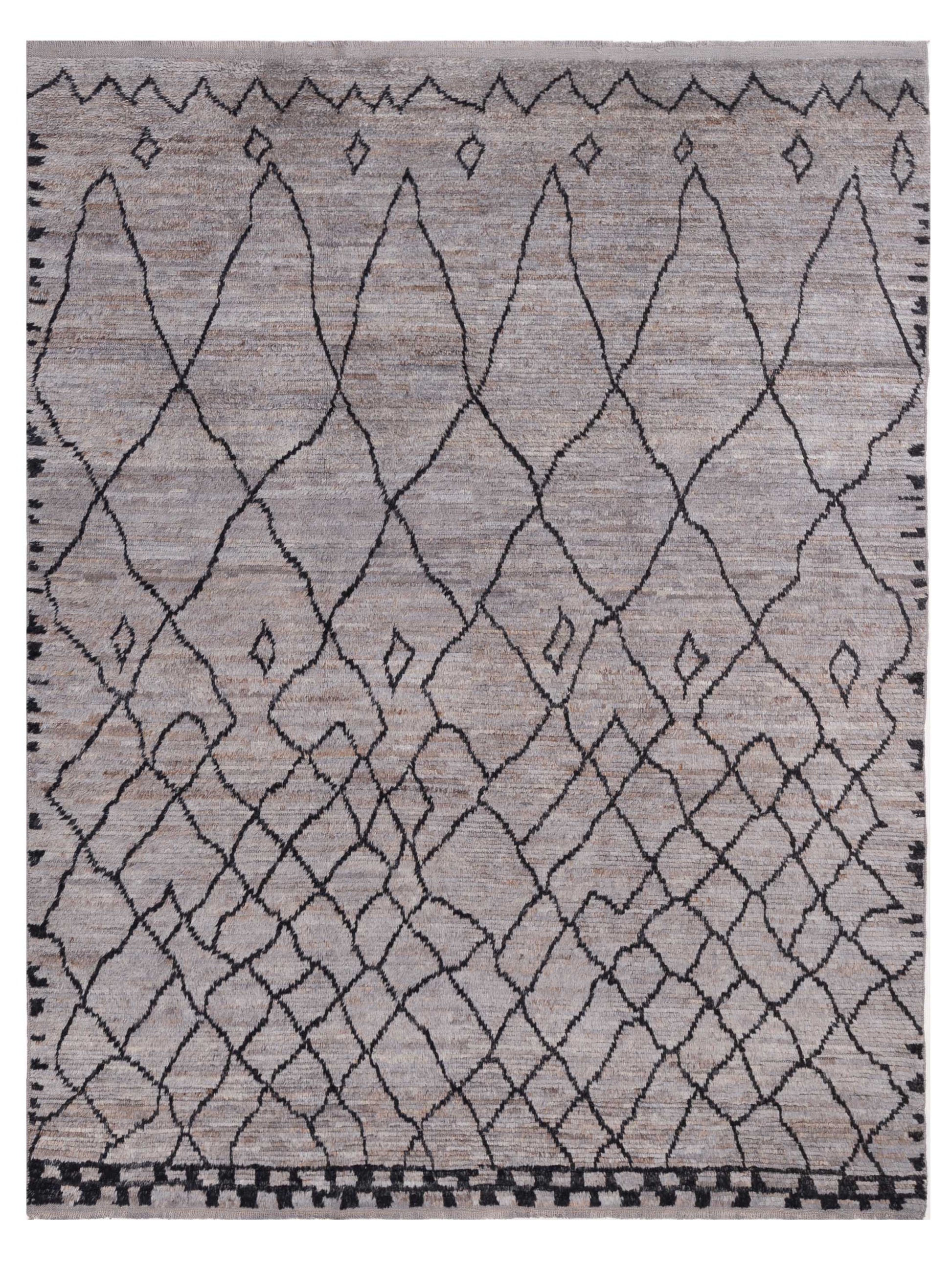 Pasha Berber  Gray Black Contemporary