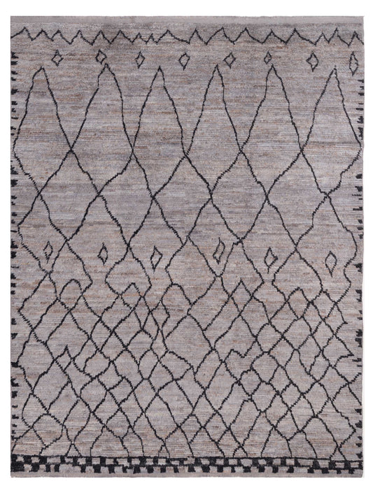 Pasha Berber  Gray Black Contemporary