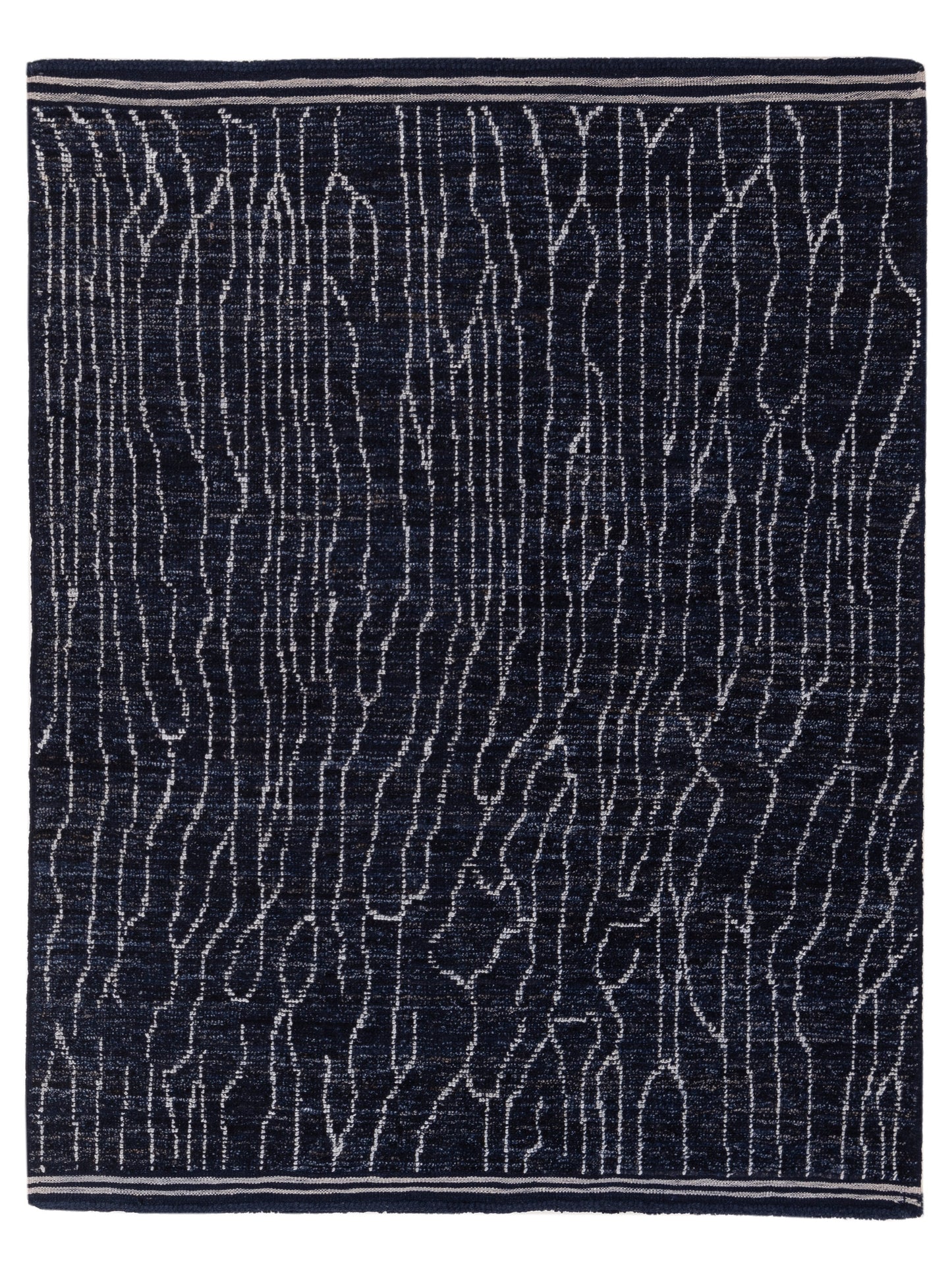 Pasha Berber  Blue Ivory Contemporary