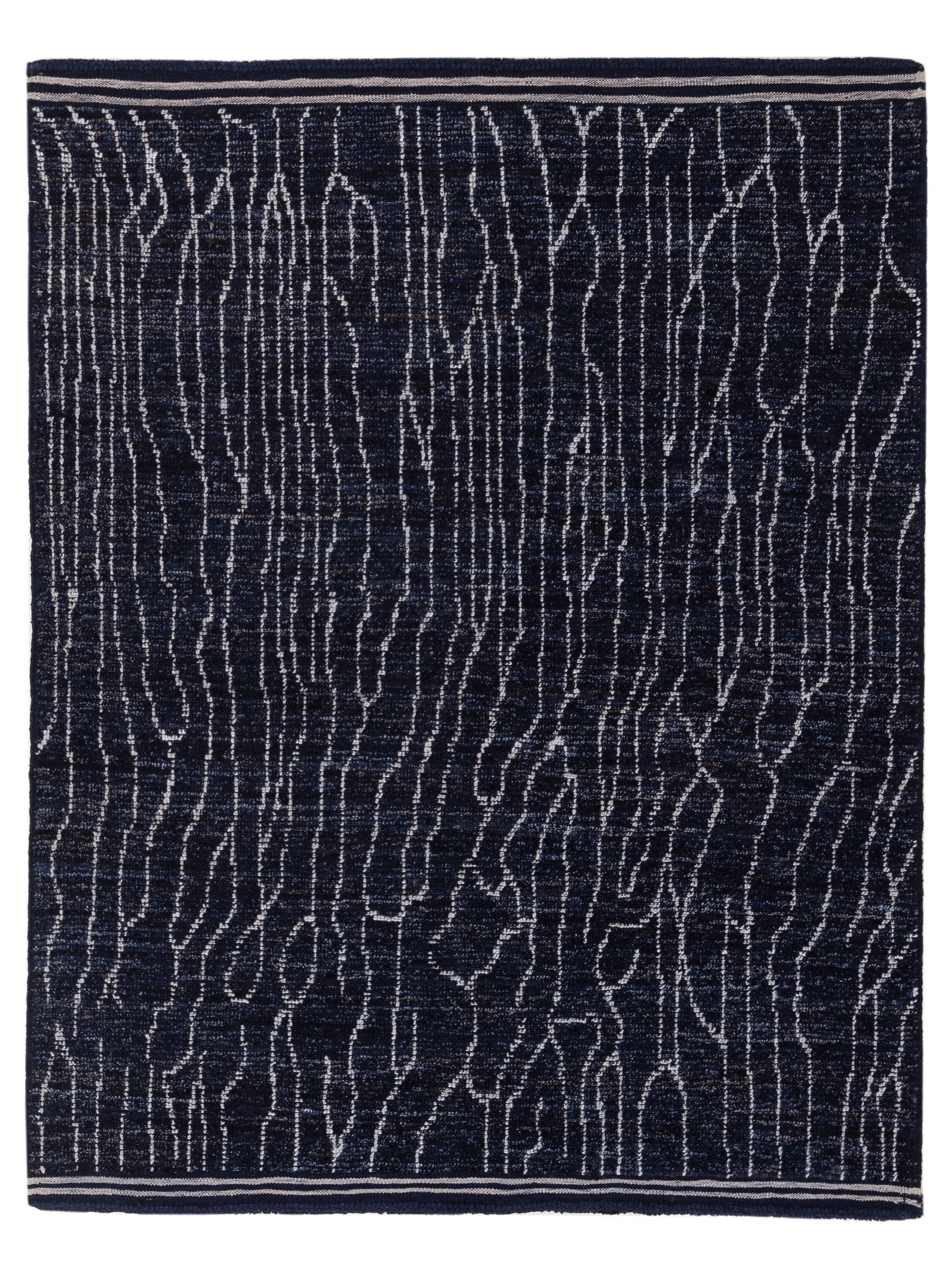 Pasha Berber  Blue Ivory Contemporary