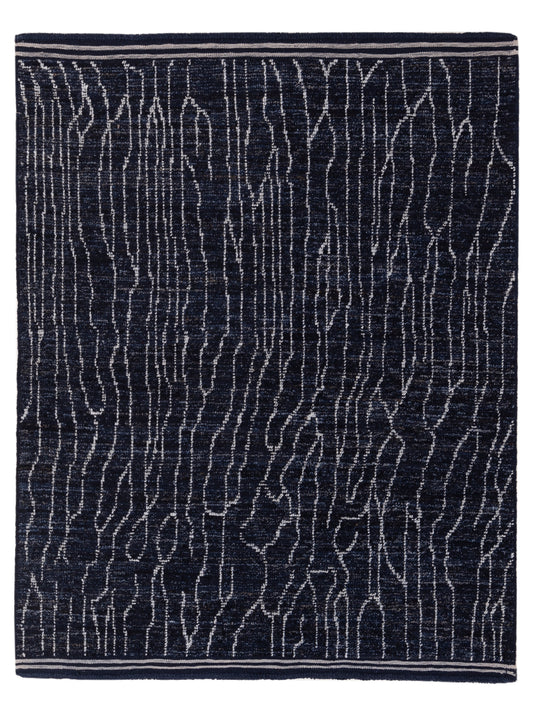 Pasha Berber  Blue Ivory Contemporary