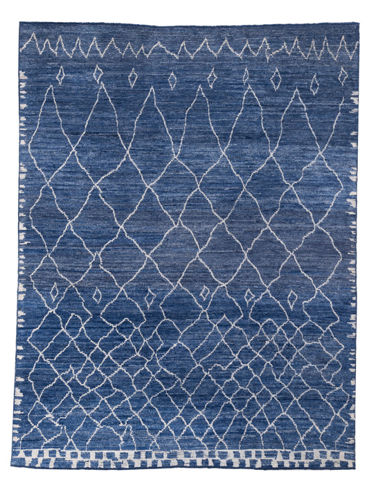 Pasha Berber  Blue Ivory Contemporary