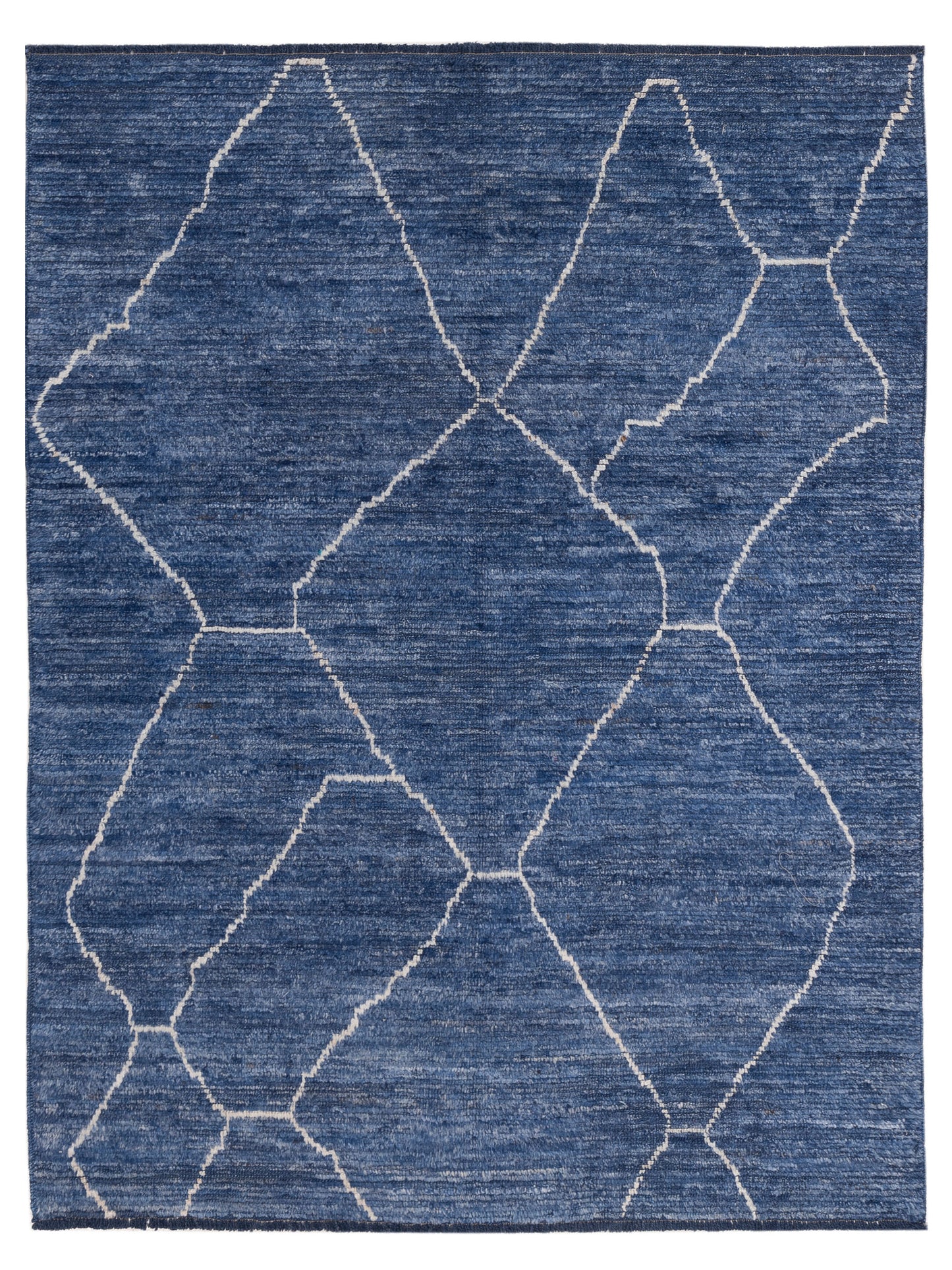 Pasha Berber  Blue Ivory Contemporary