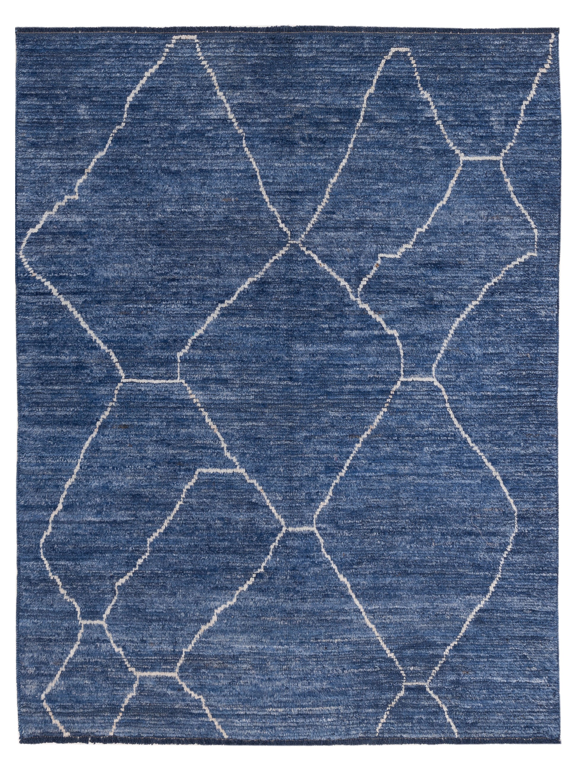 Pasha Berber  Blue Ivory Contemporary
