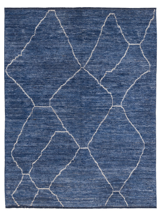 Pasha Berber  Blue Ivory Contemporary
