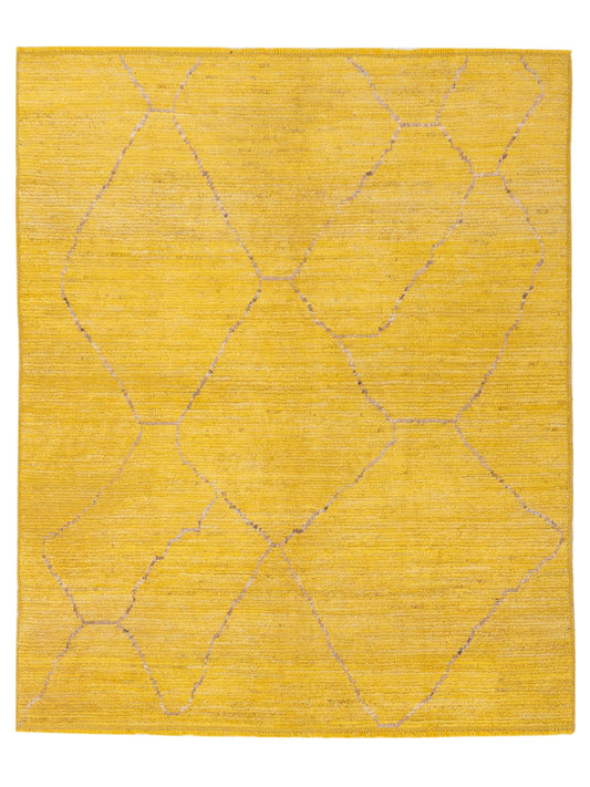 Pasha Berber  Yellow Brown Contemporary