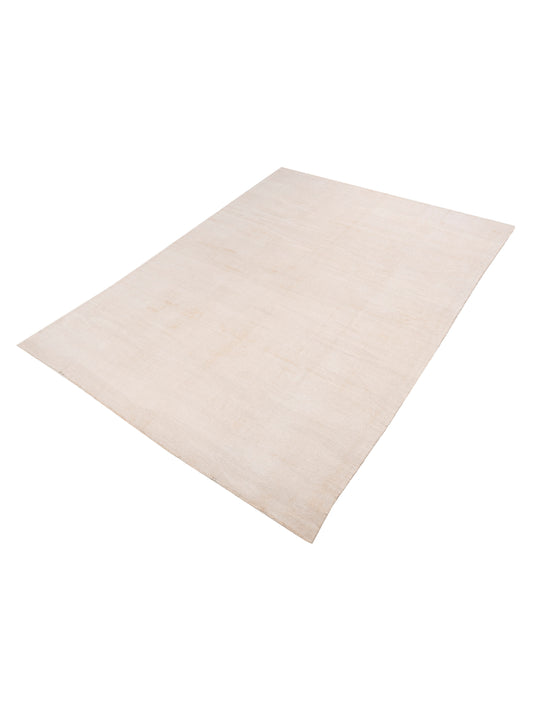 Flaxen Ivory Ivory 10.7x13.8 Hand Woven Rug