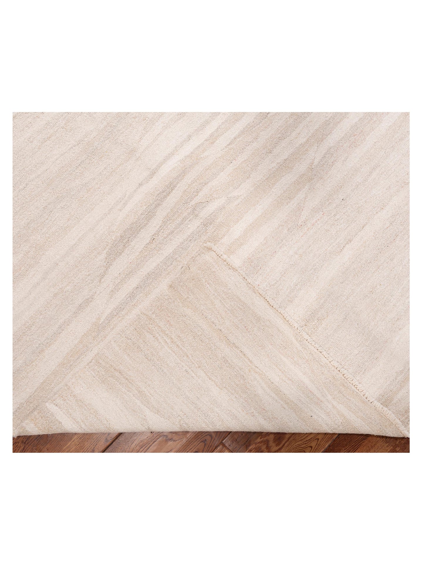 Flaxen Ivory Ivory 9.5x13.4 Hand Woven Rug