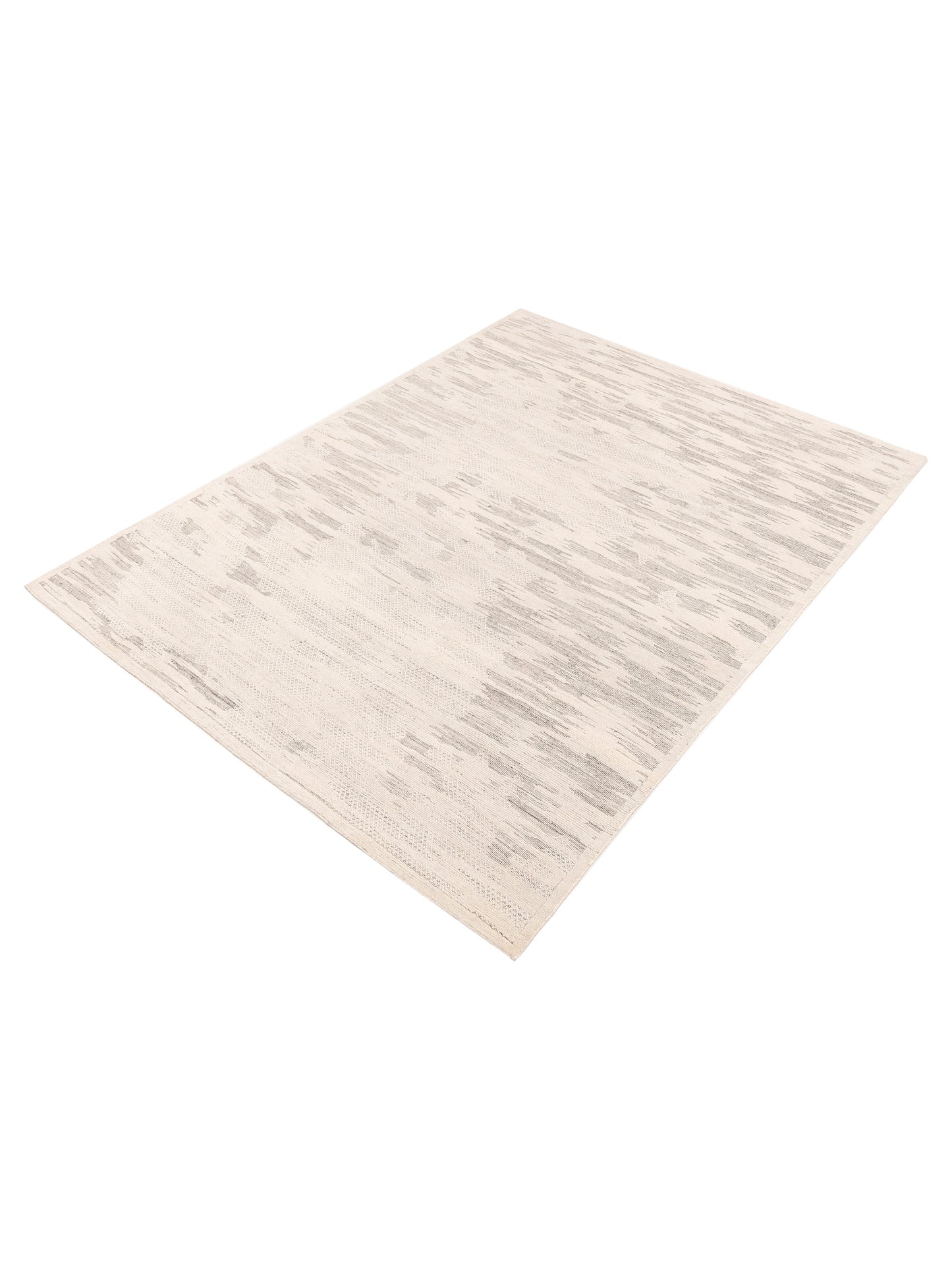 Lumora Ivory Gray 8x10.9 Hand Knotted Rug