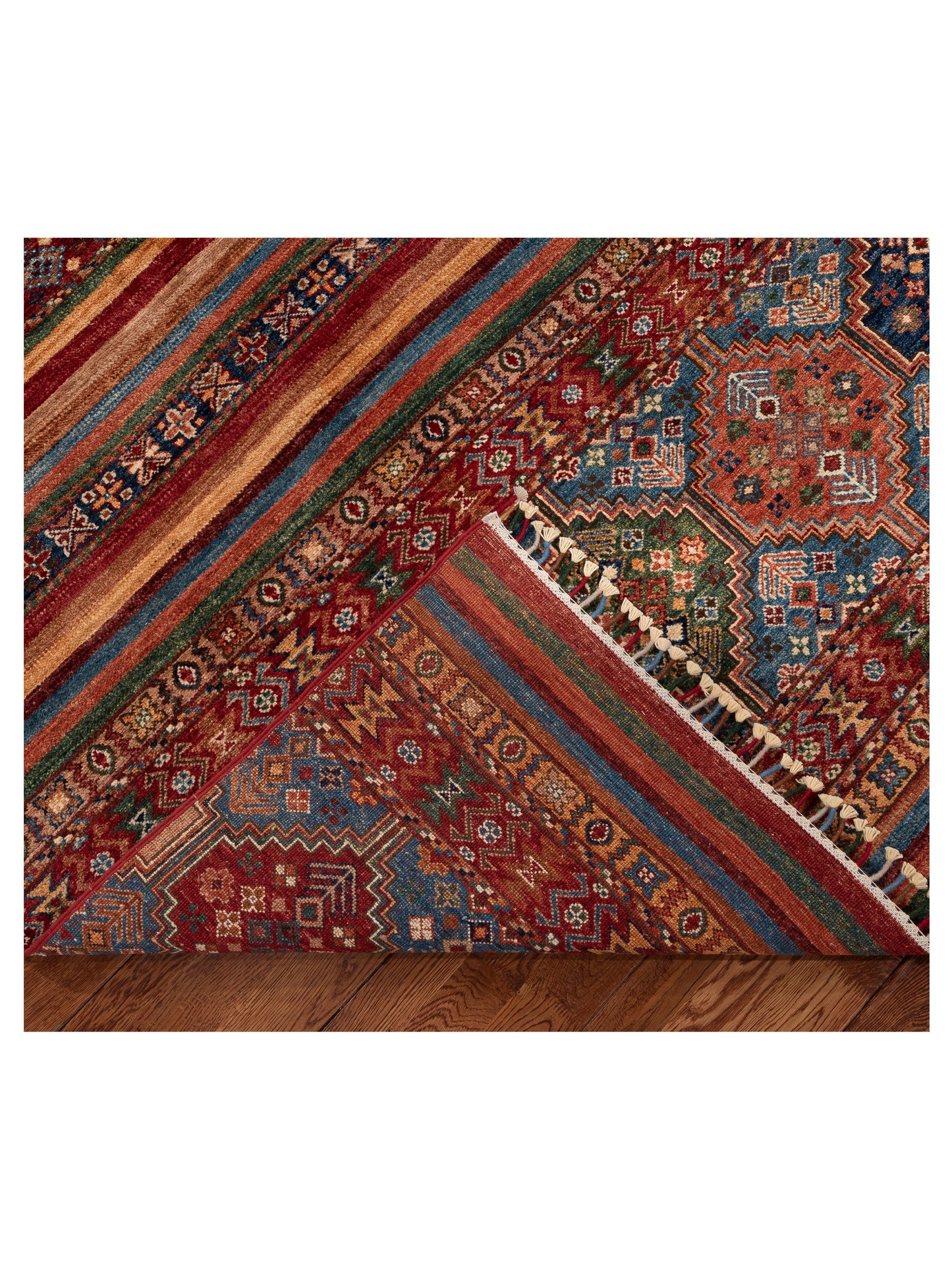 Khoraya Multi Multi 8.9x12 Hand Knotted Rug