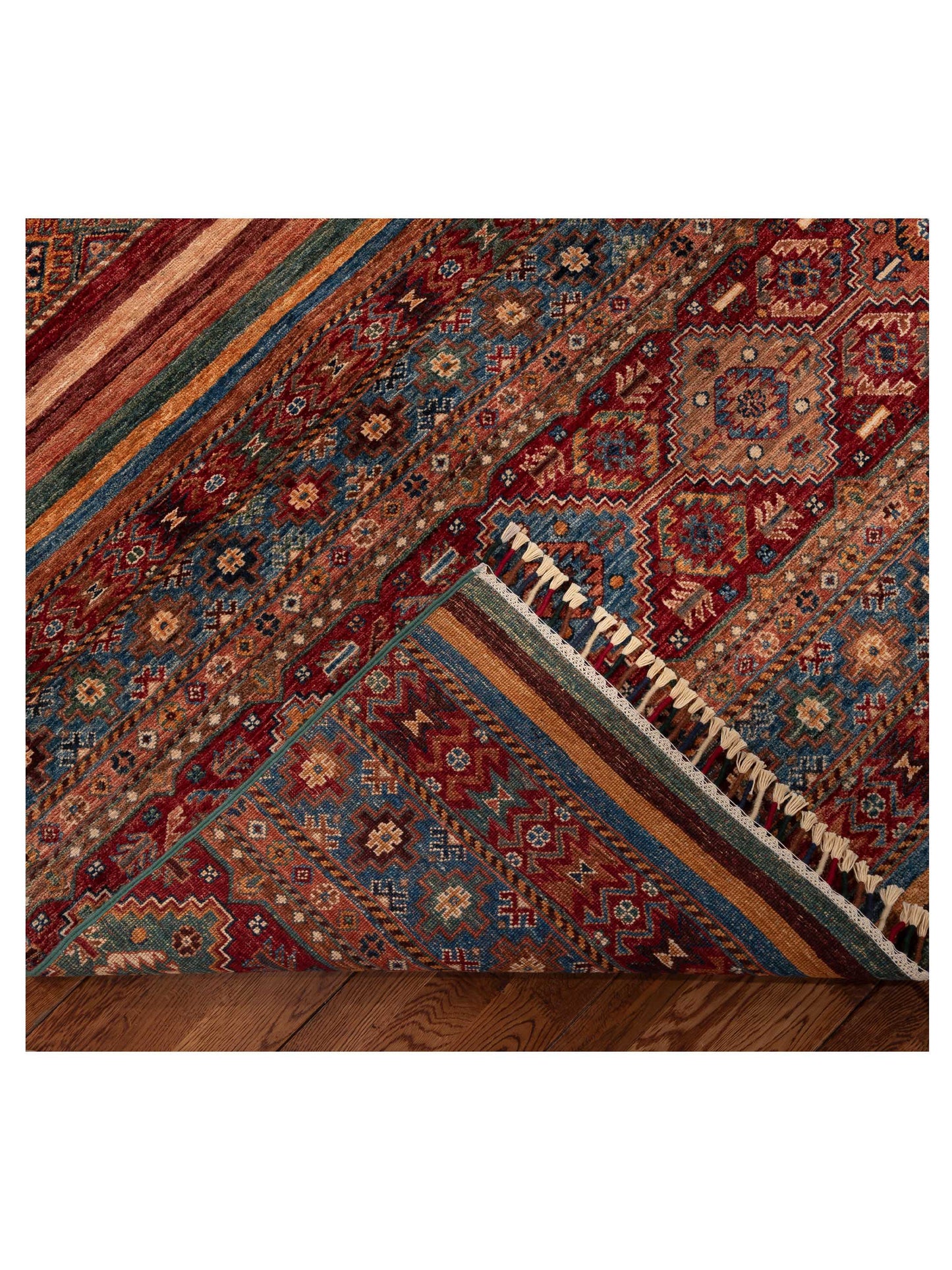 Khoraya Multi Multi 8.8x11.11 Hand Knotted Rug