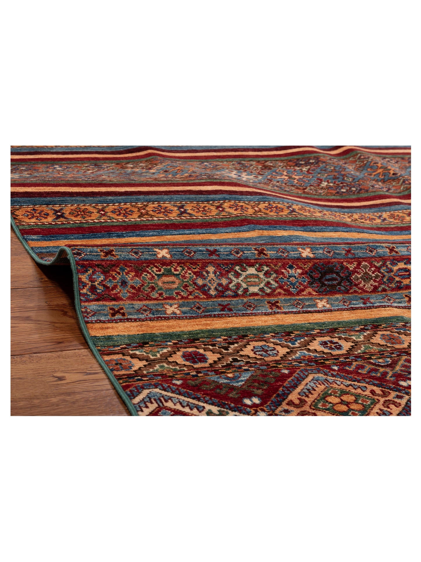 Khoraya Multi Multi 6.9x9.8 Hand Knotted Rug