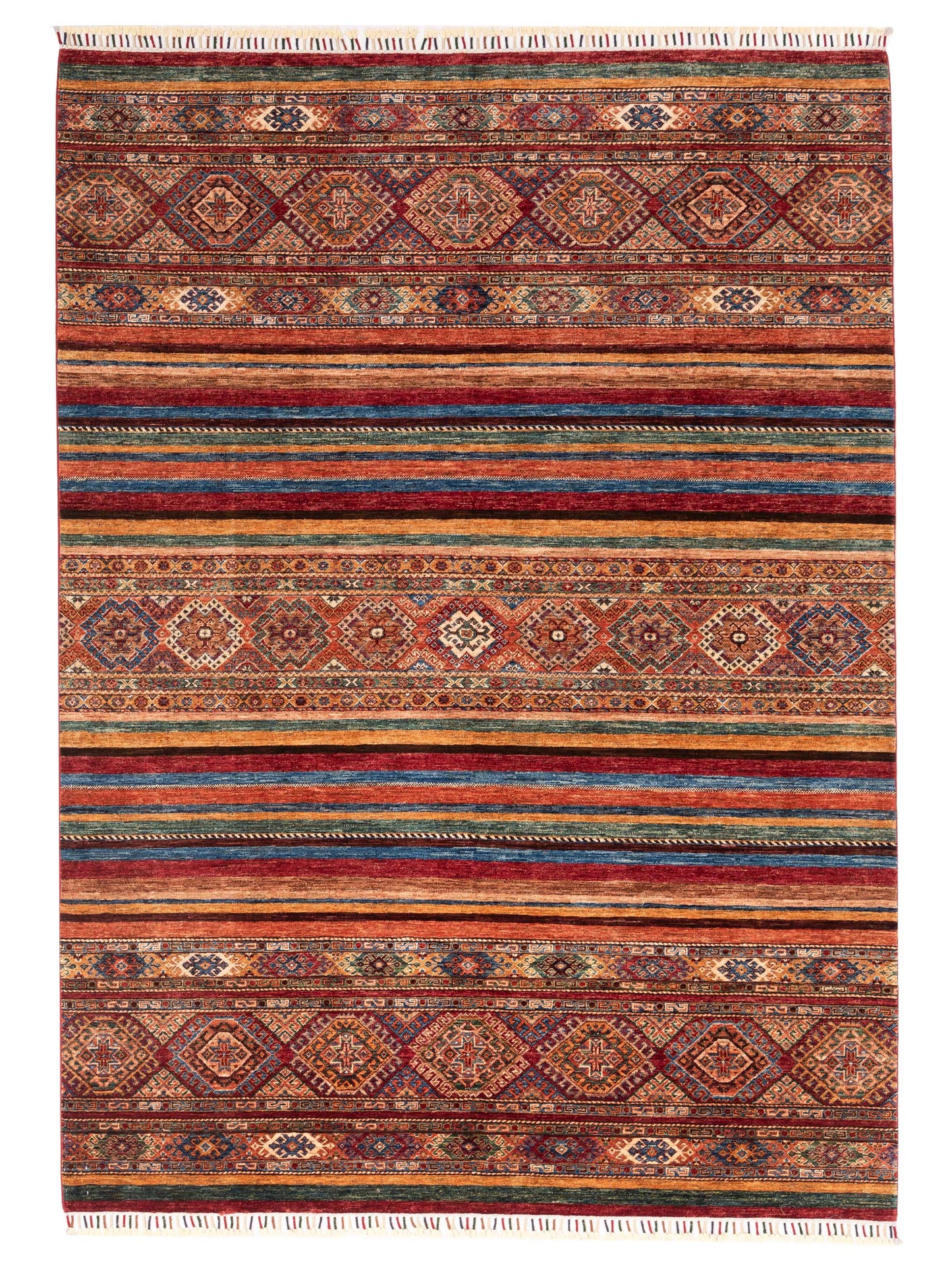 Khoraya Multi Multi 7x9.8 Hand Knotted Rug