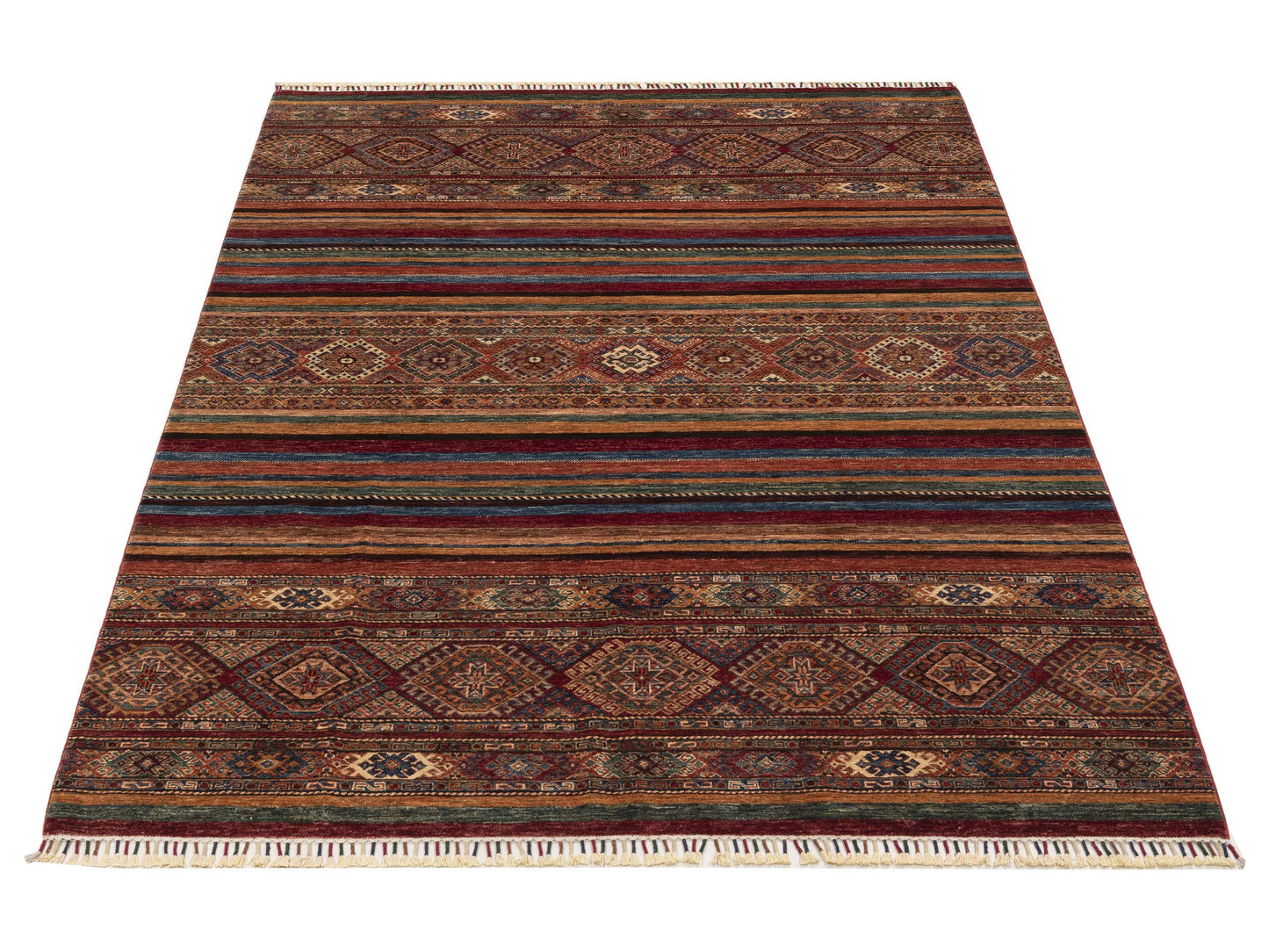 Khoraya Multi Multi 7x9.8 Hand Knotted Rug