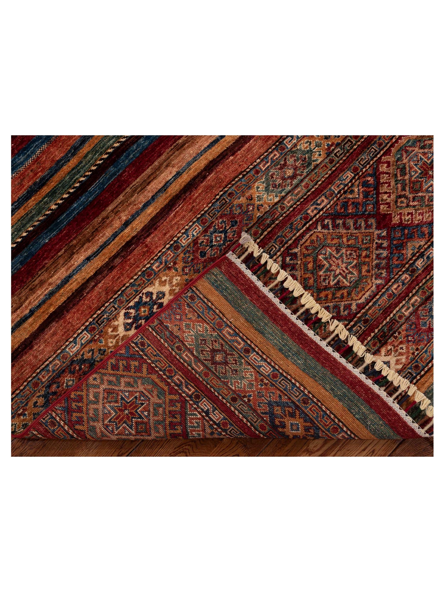 Khoraya Multi Multi 7x9.8 Hand Knotted Rug