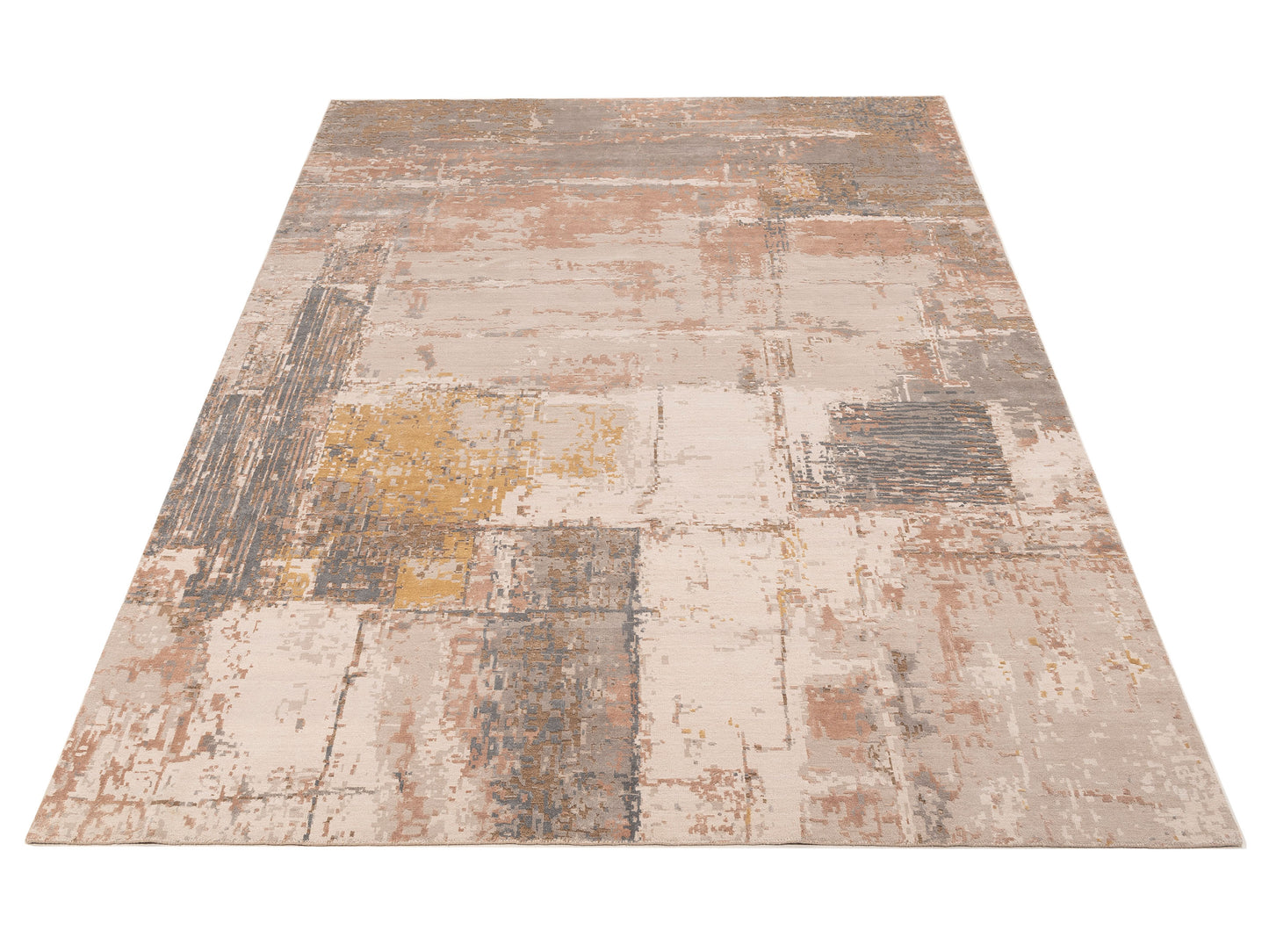 Tenzari Multi 9x11.11 Hand Knotted Rug