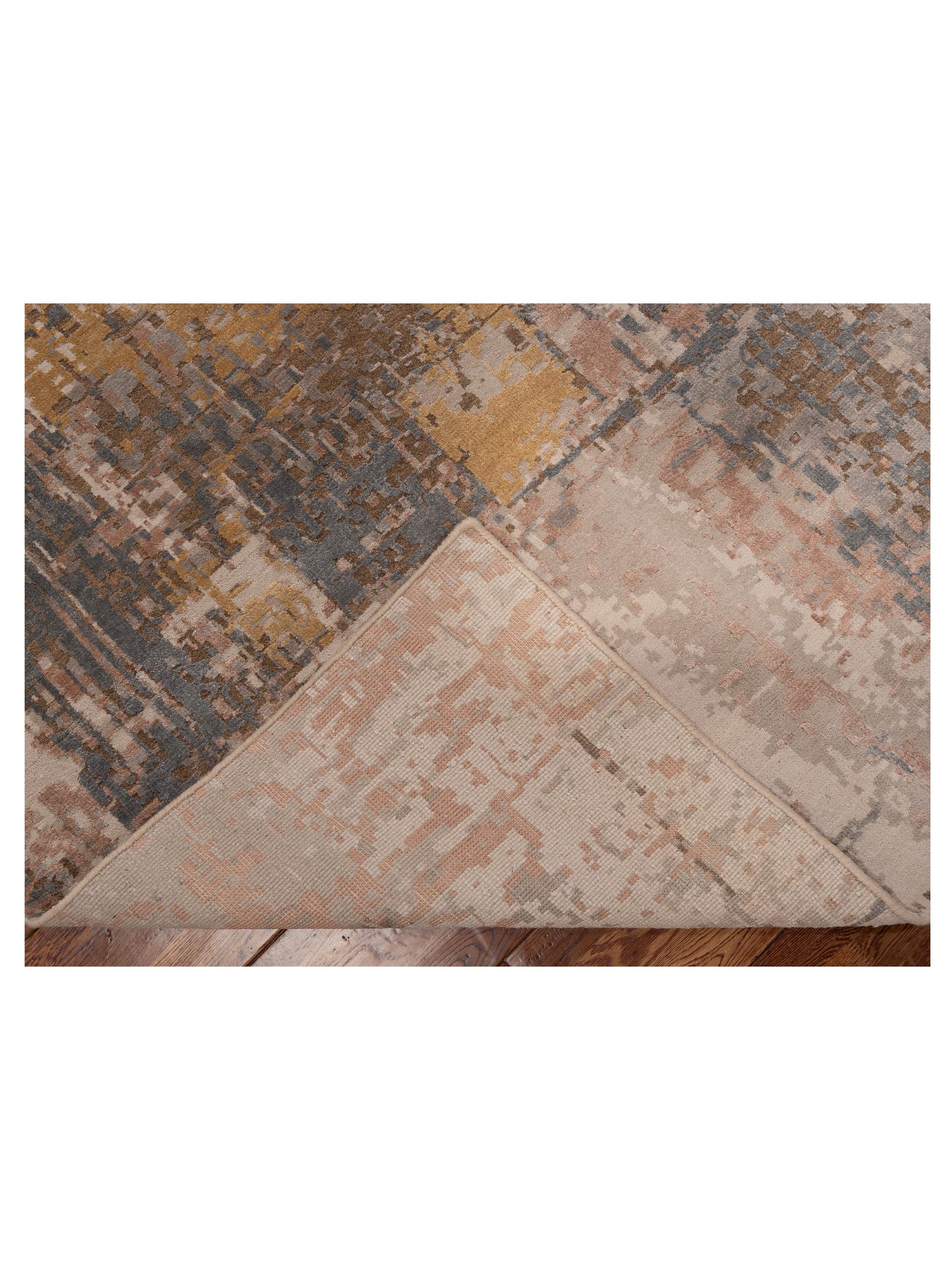 Tenzari Multi 9x11.11 Hand Knotted Rug