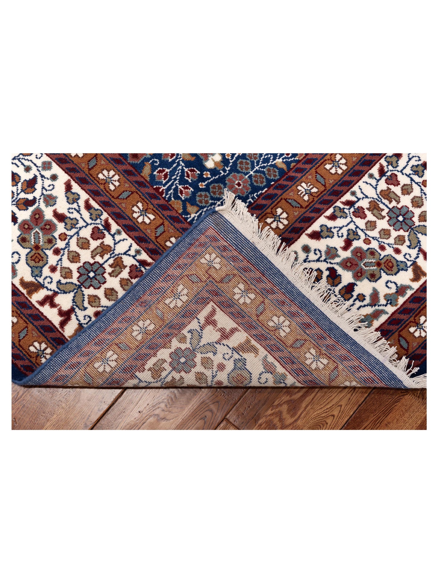 Caesarea Blue Ivory 10x13.5 Hand Knotted Rug