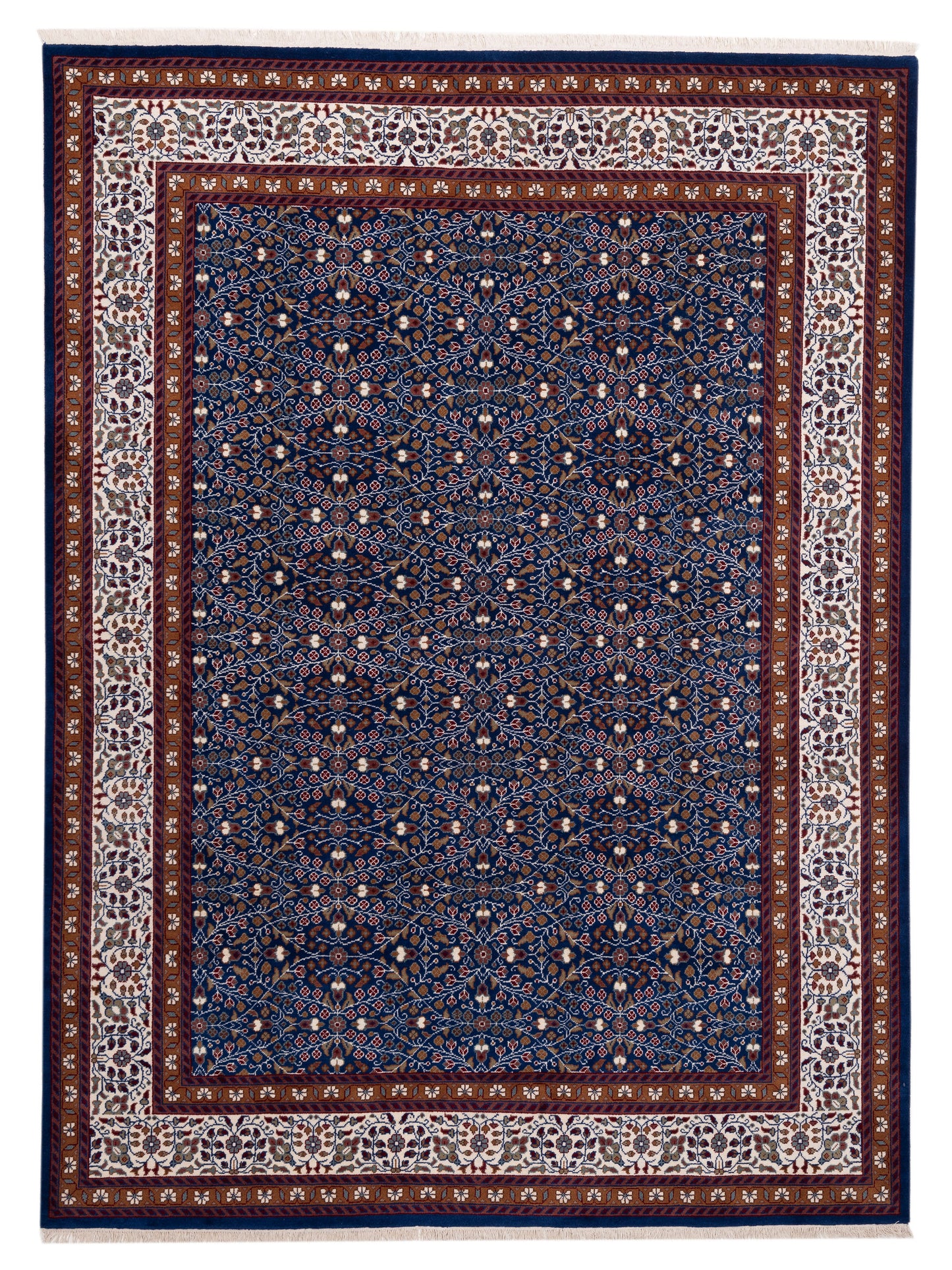 Pasha Kayseri  Dark Blue Ivory Traditional