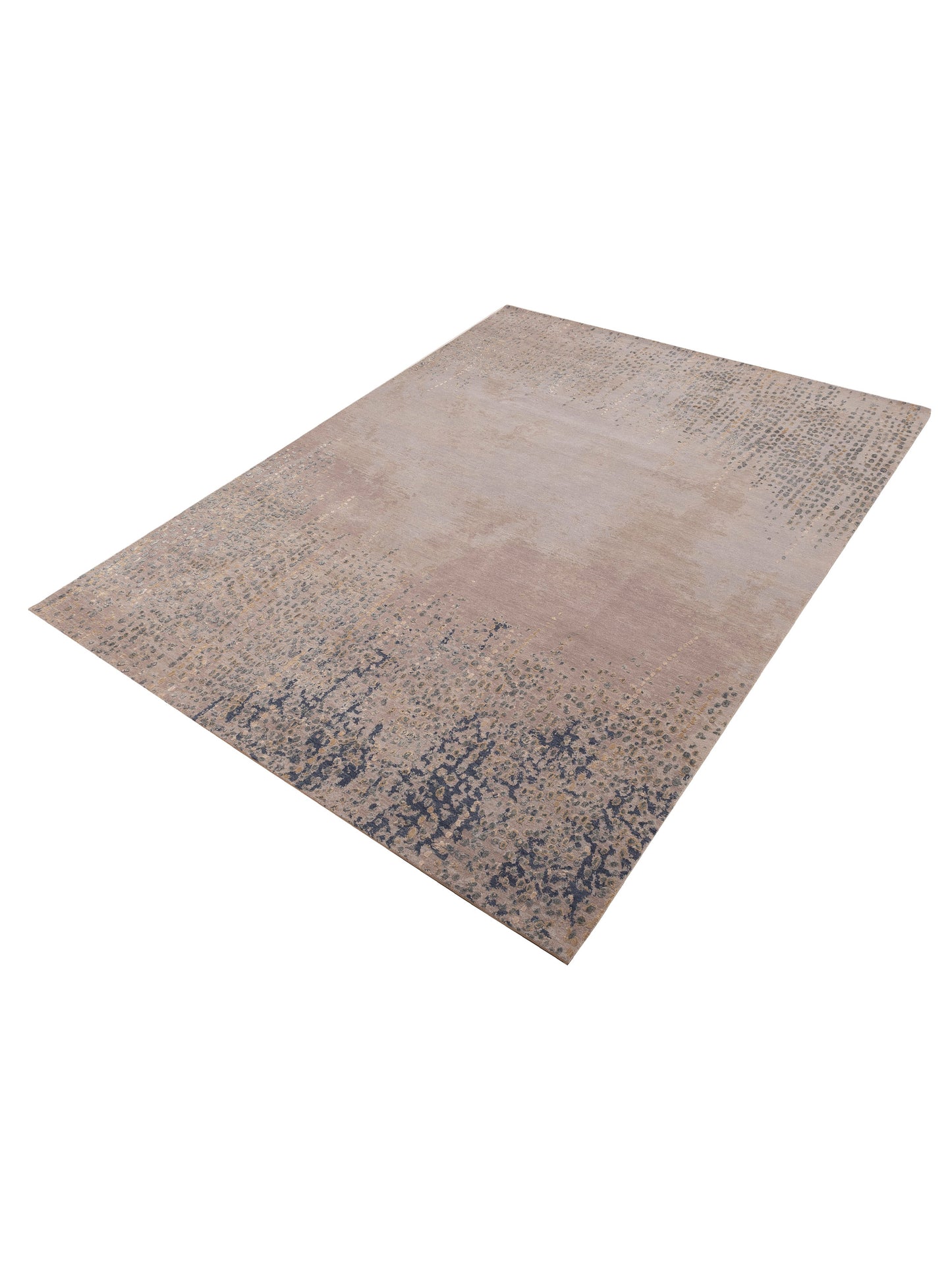 Artavia Beige Gray 9x12.1 Hand Knotted Rug