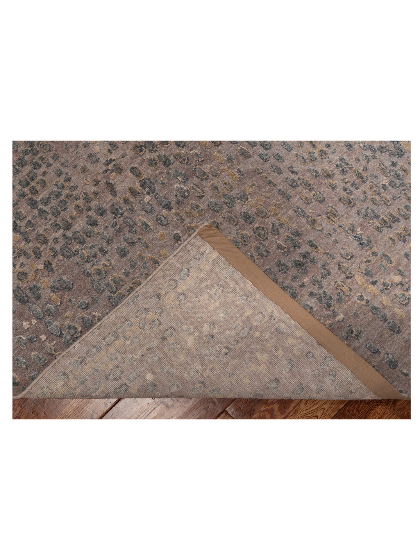 Artavia Beige Gray 9x12.1 Hand Knotted Rug