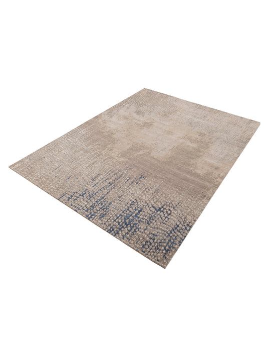 Artavia Green Blue 9.1x12.2 Hand Knotted Rug