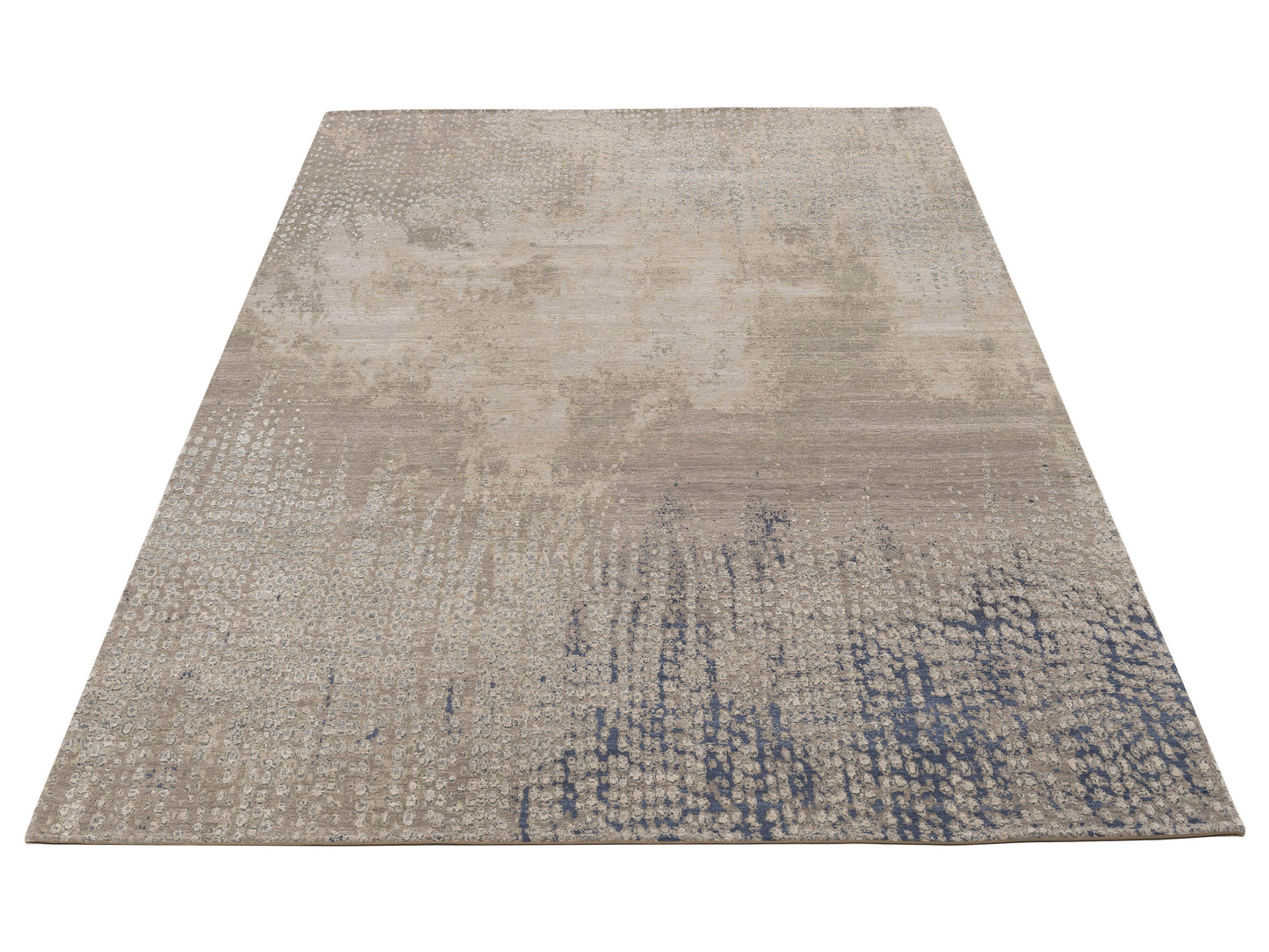 Artavia Green Blue 9.1x12.2 Hand Knotted Rug