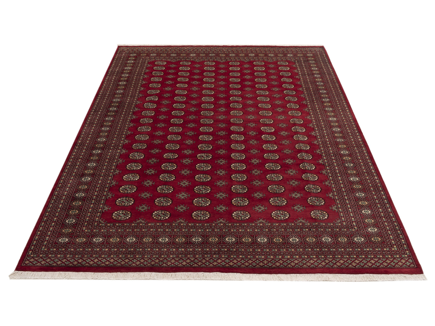 Bokhara Red Red 9.2x11.11 Hand Knotted Rug