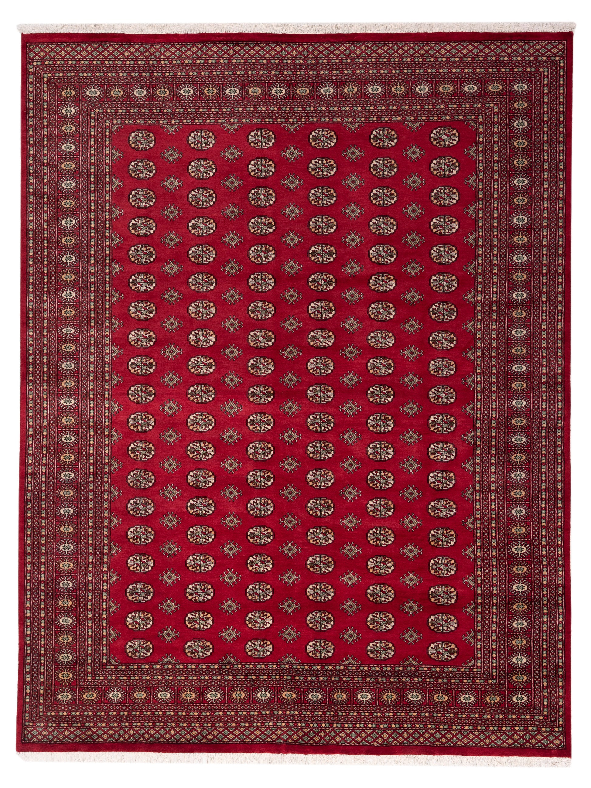 Nomad Bokhara  Red Red Traditional