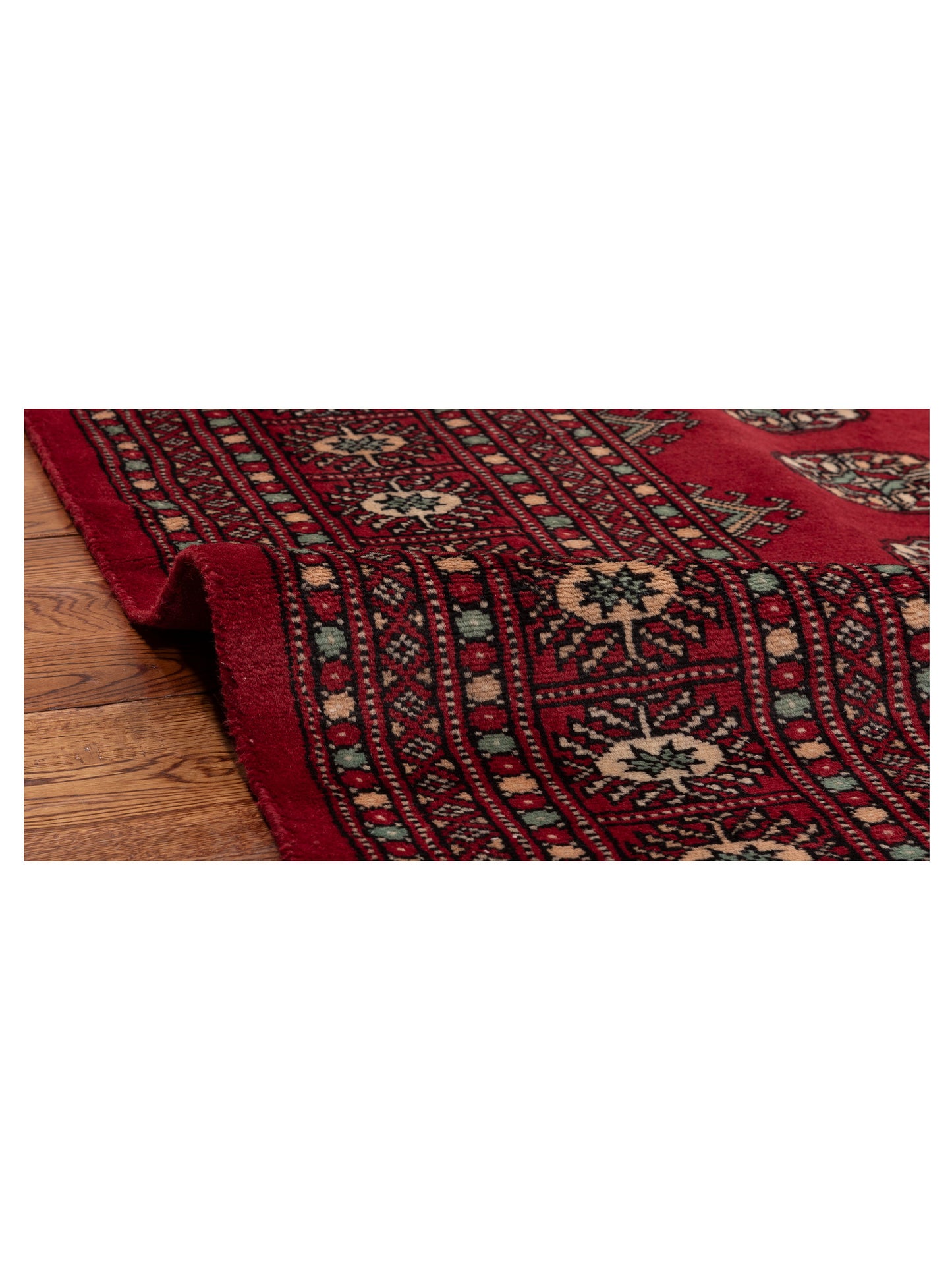 Bokhara Red Red 8.2x10.1 Hand Knotted Rug